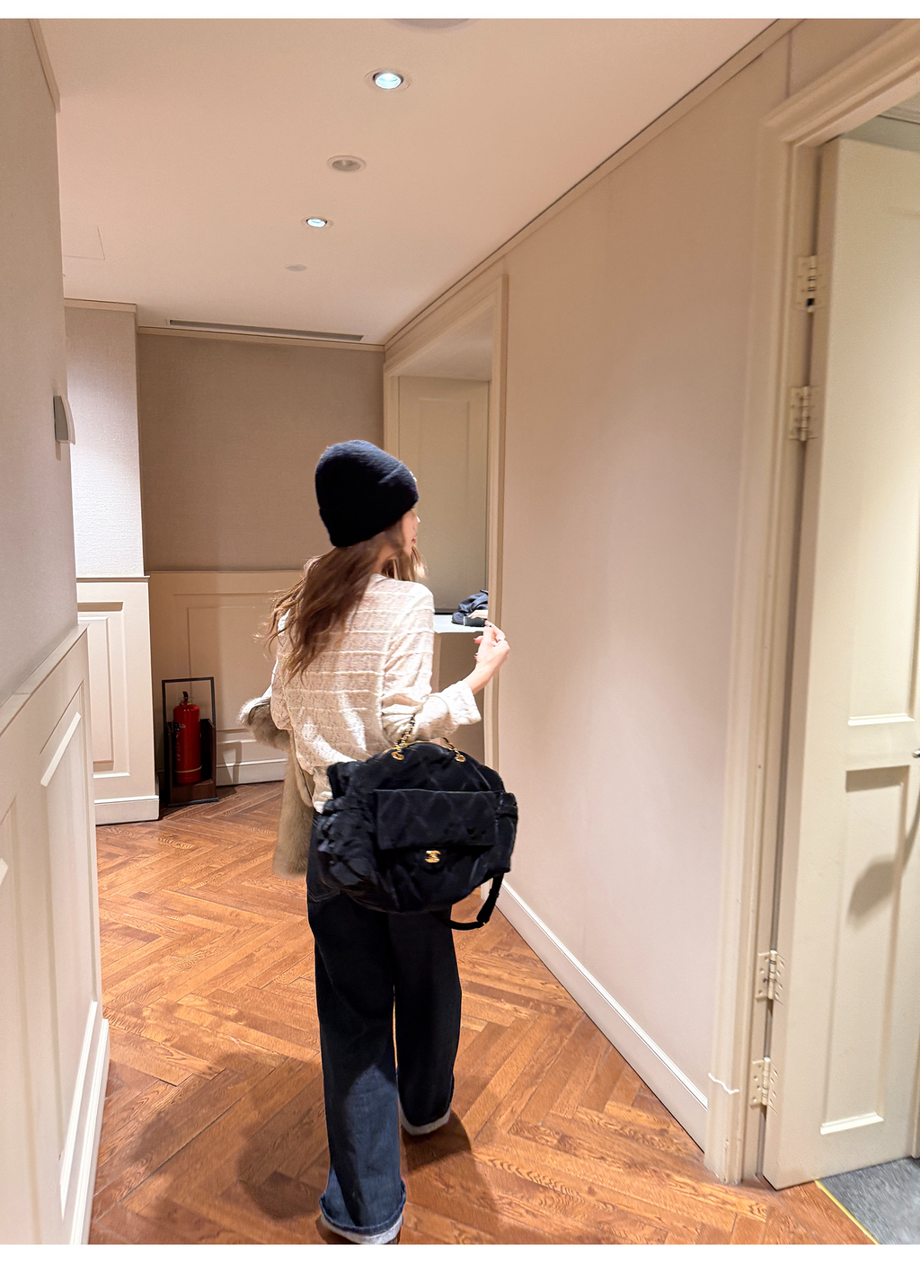 LelyMooch レースタッチ クルーネックトップス  LEM272