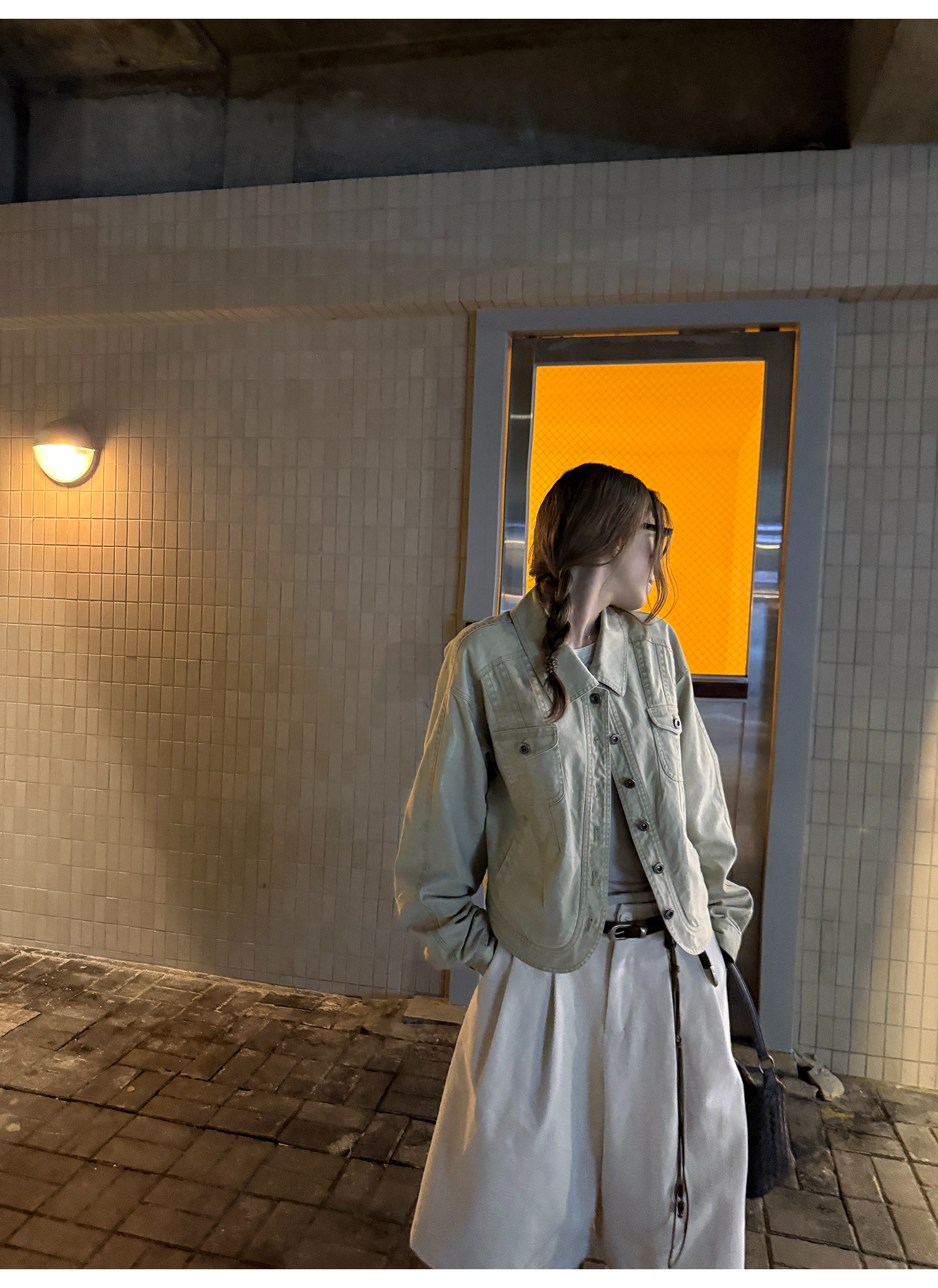 LelyMooch 裏フリースショートジャケット  LEM256