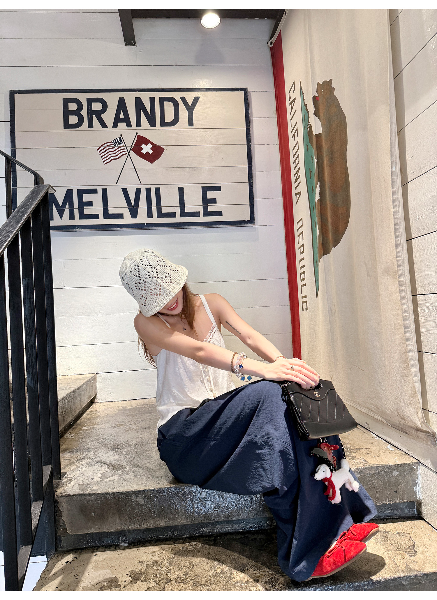 LelyMooch フレンチレースキャミ  LEM200