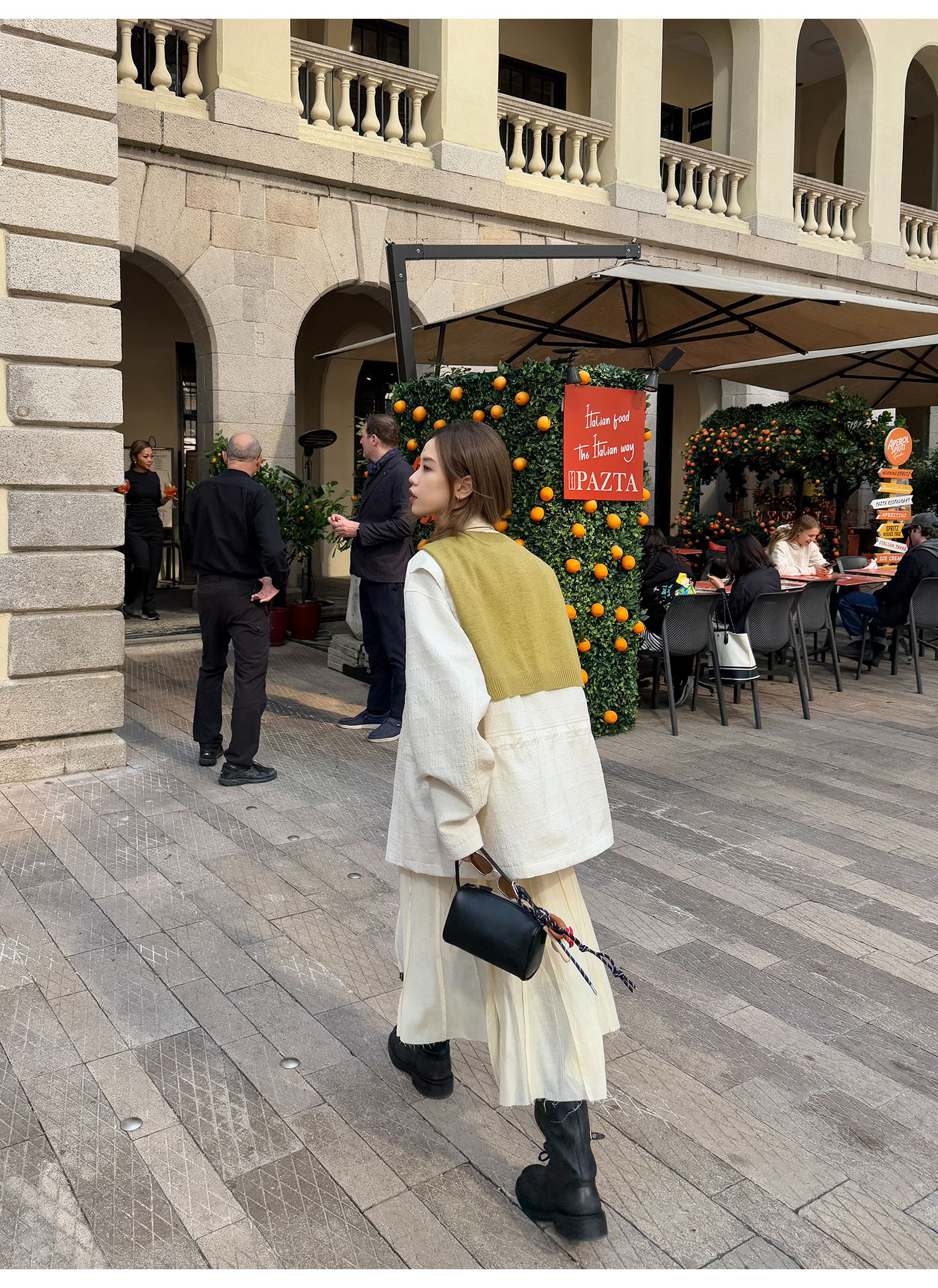 LelyMooch High Waist Uneven Skirt LEM090