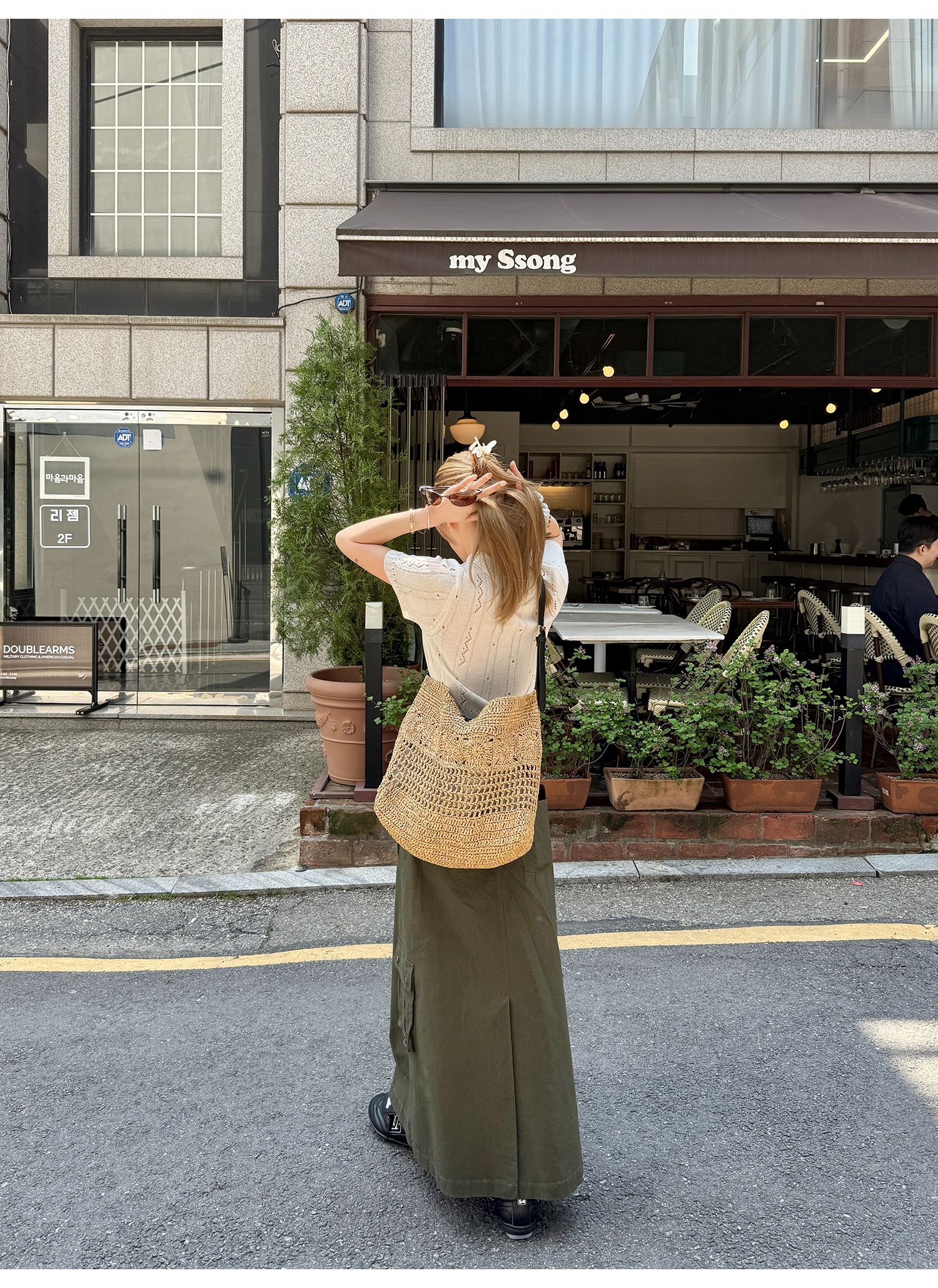 LelyMooch Aラインミディスカート  LEM172