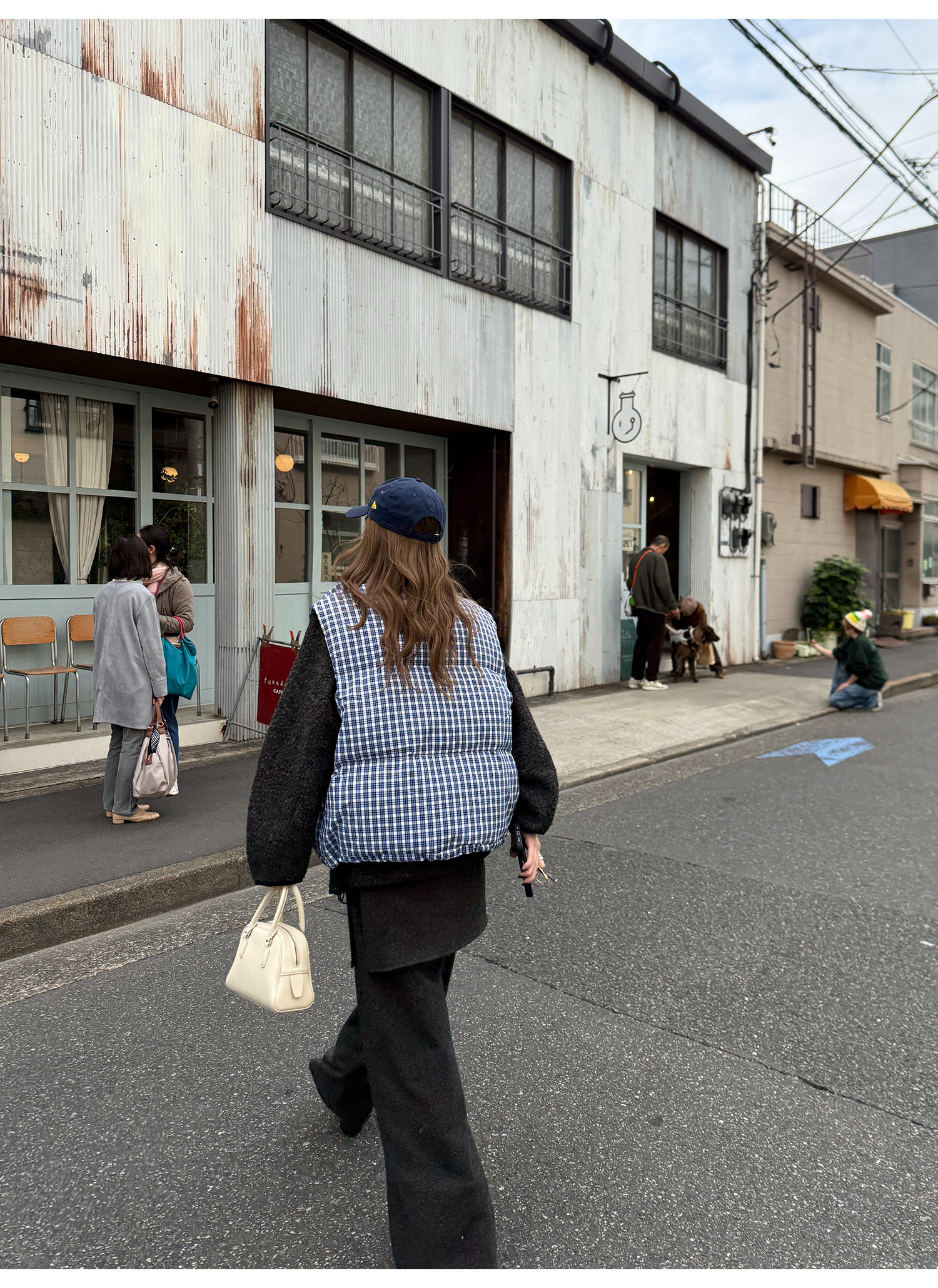 LelyMooch レイヤード風 ワイドパンツ  LEM283