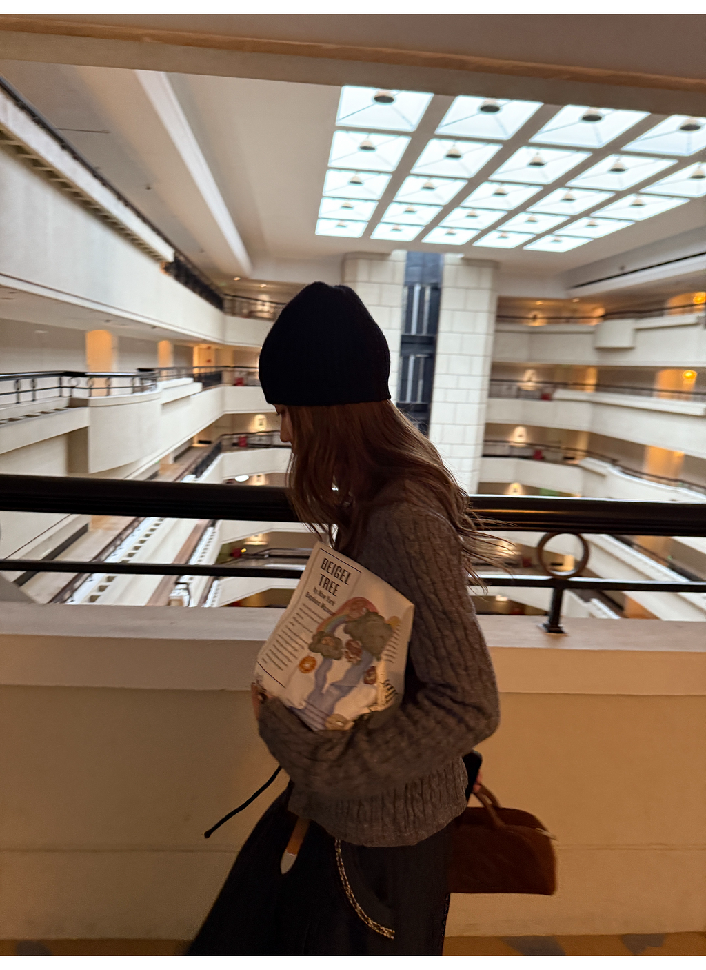 LelyMooch ケーブル調 × 配色リボン ニットトップス LEM276