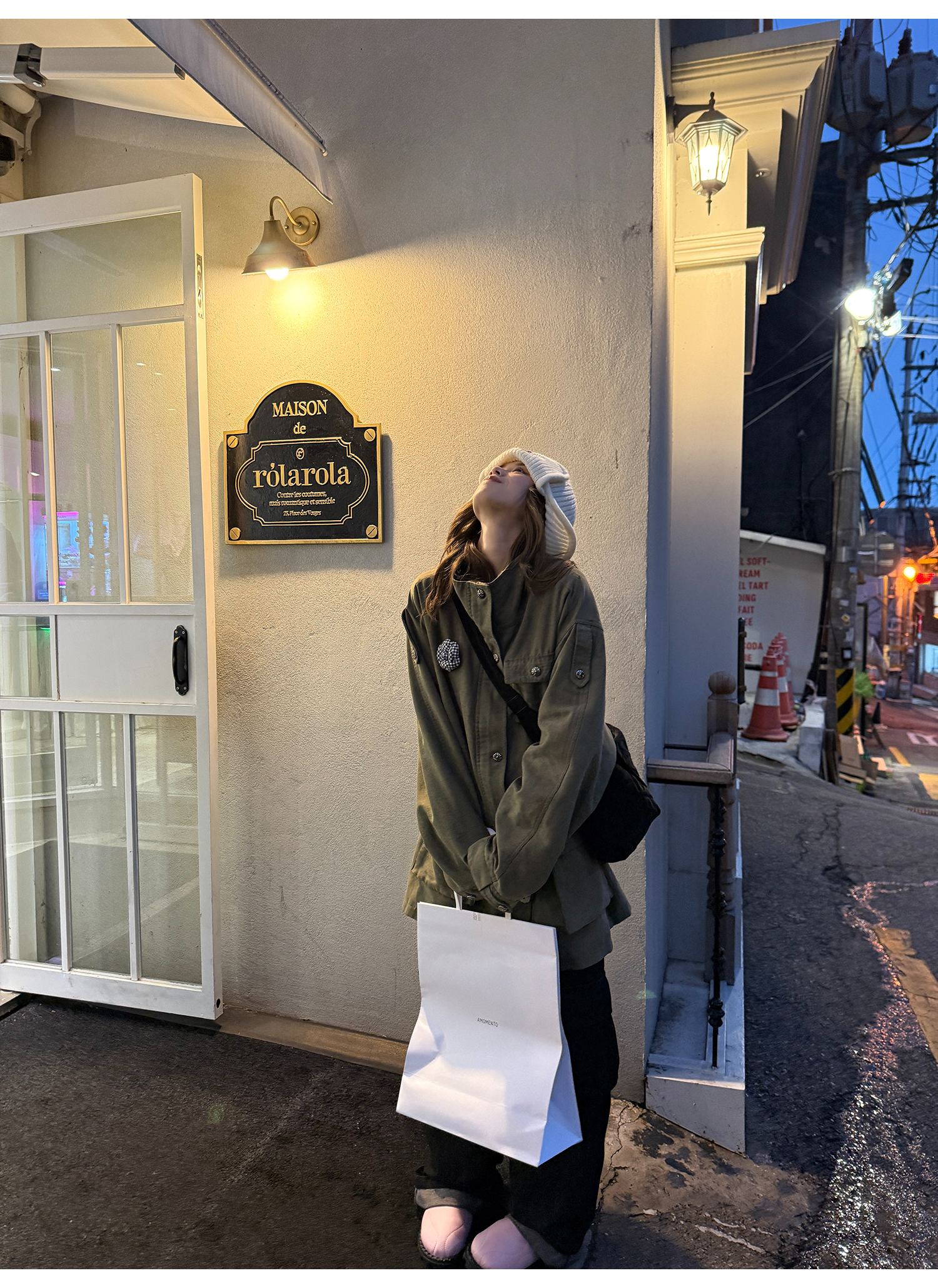 LelyMooch ヴィンテージ風クロスボタンワークジャケット  LEM262