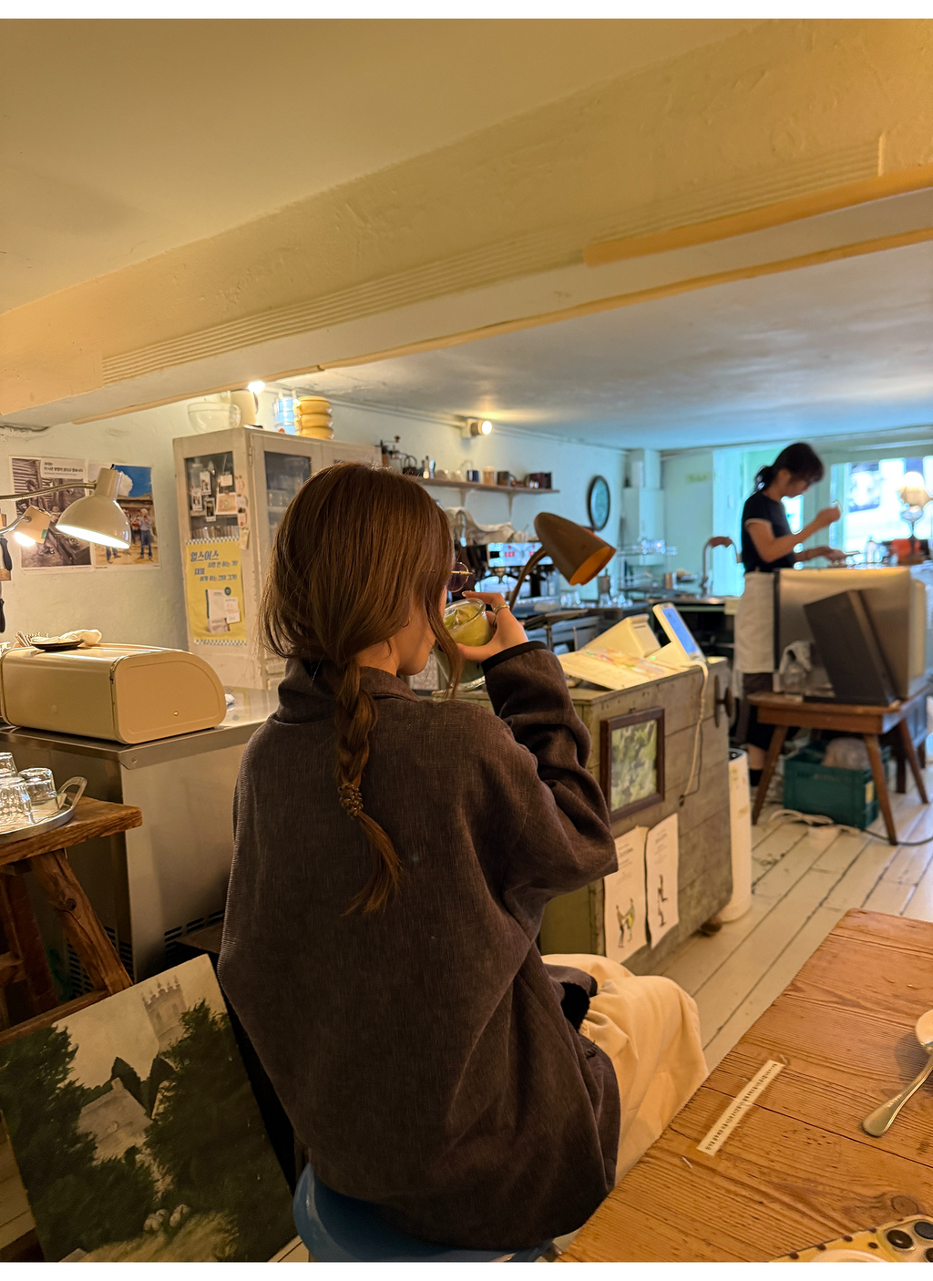 LelyMooch ステッチ入り立ち襟スウェット  LEM253