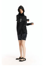 メッシュワッフルフーディー  LOM091