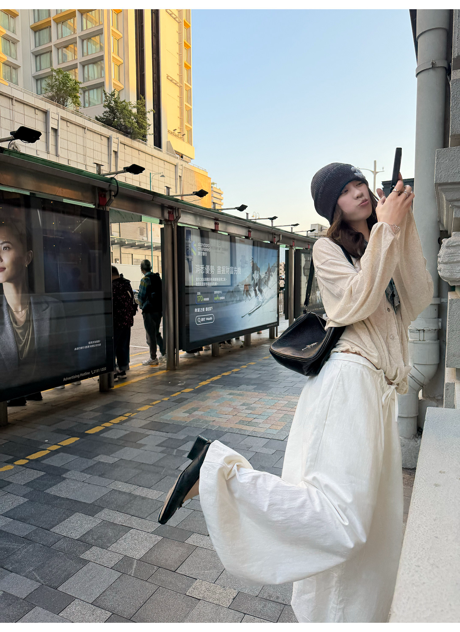 LelyMooch フリルウエスト バルーンワイドパンツ  LEM315