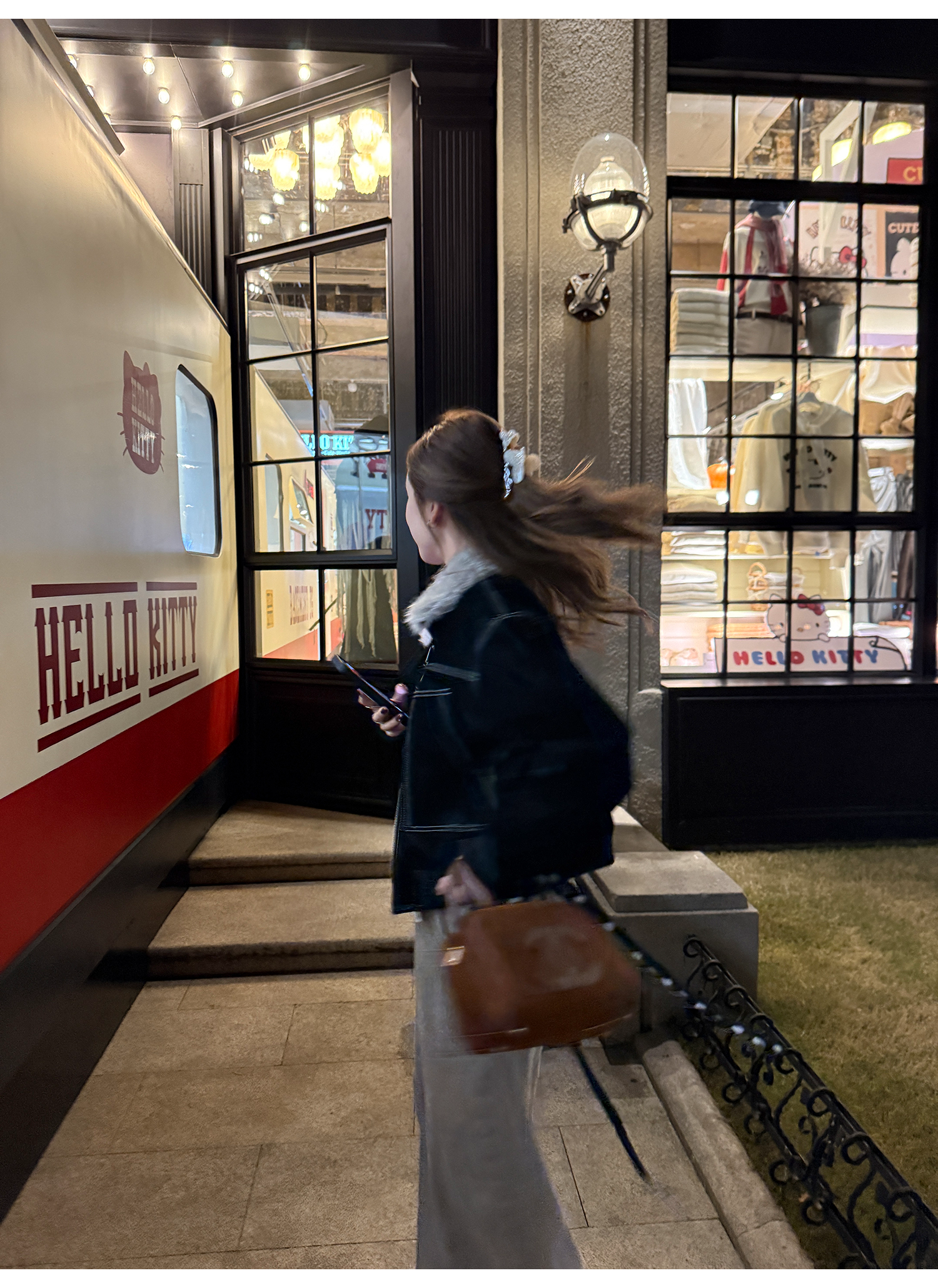 LelyMooch ステッチライン ファージャケット  LEM274