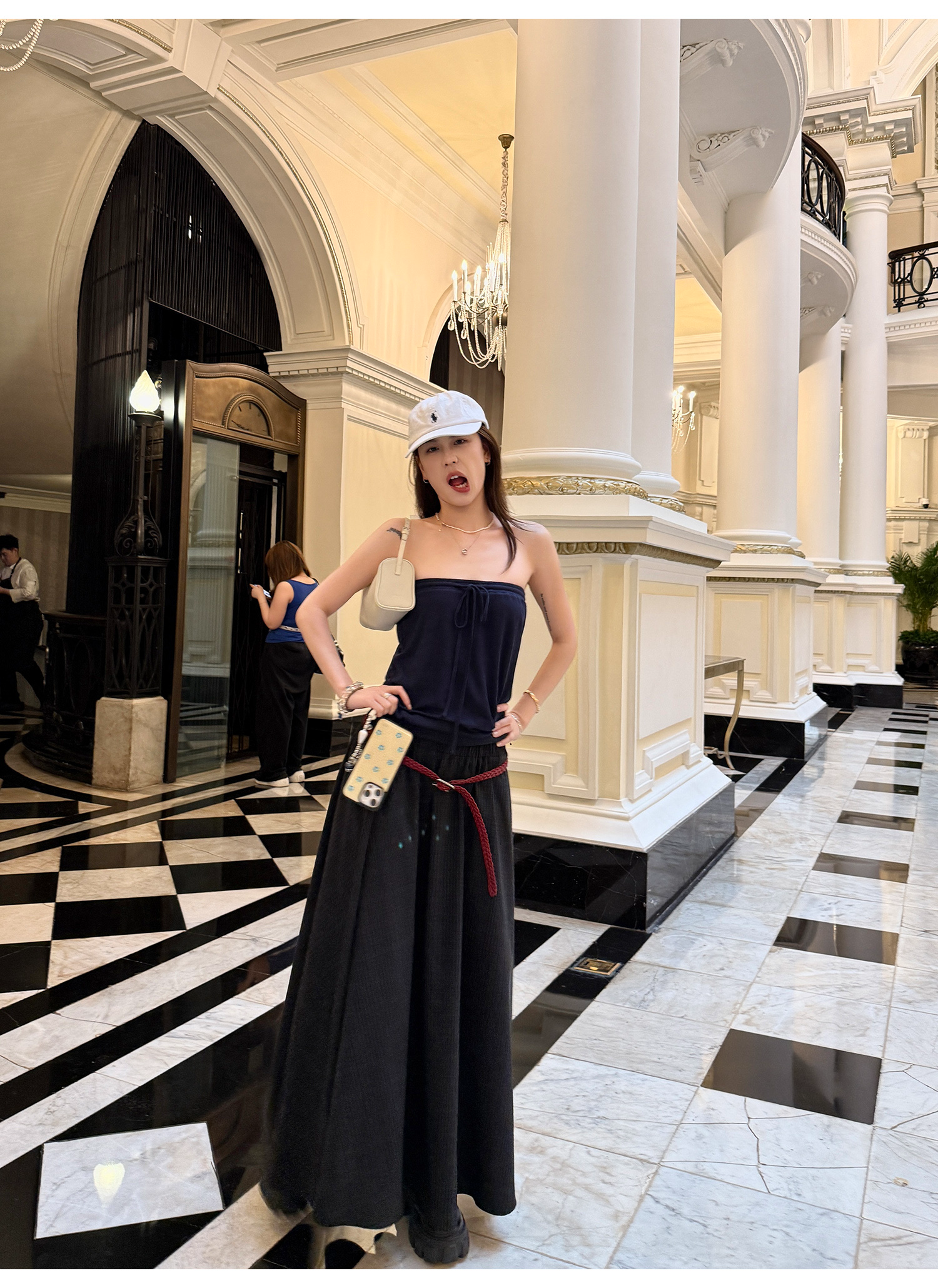 LelyMooch ブルートーンチューブトップ  LEM212