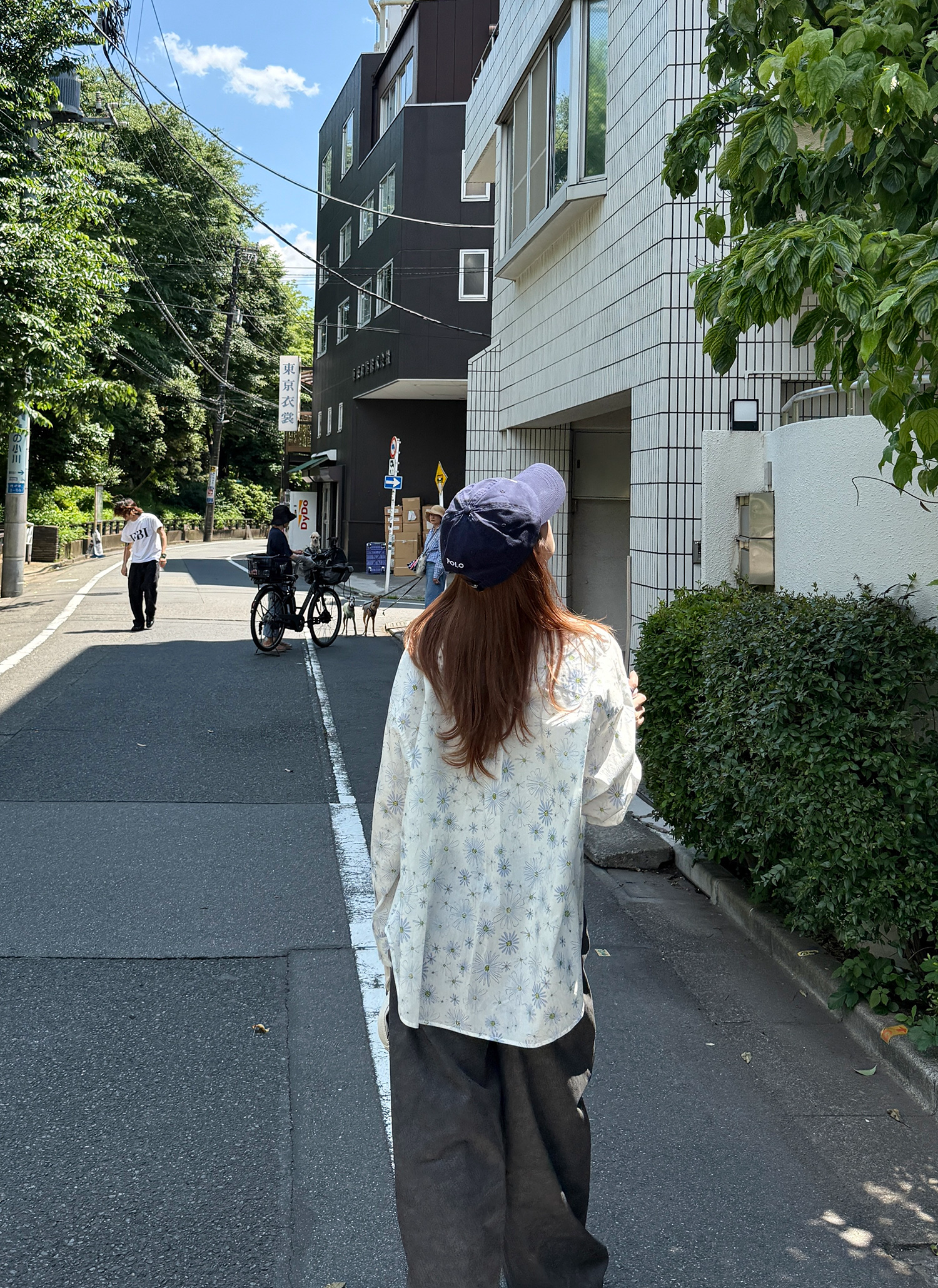 LelyMooch夏の透け感シャツ｜小花柄・UV対策  LEM187