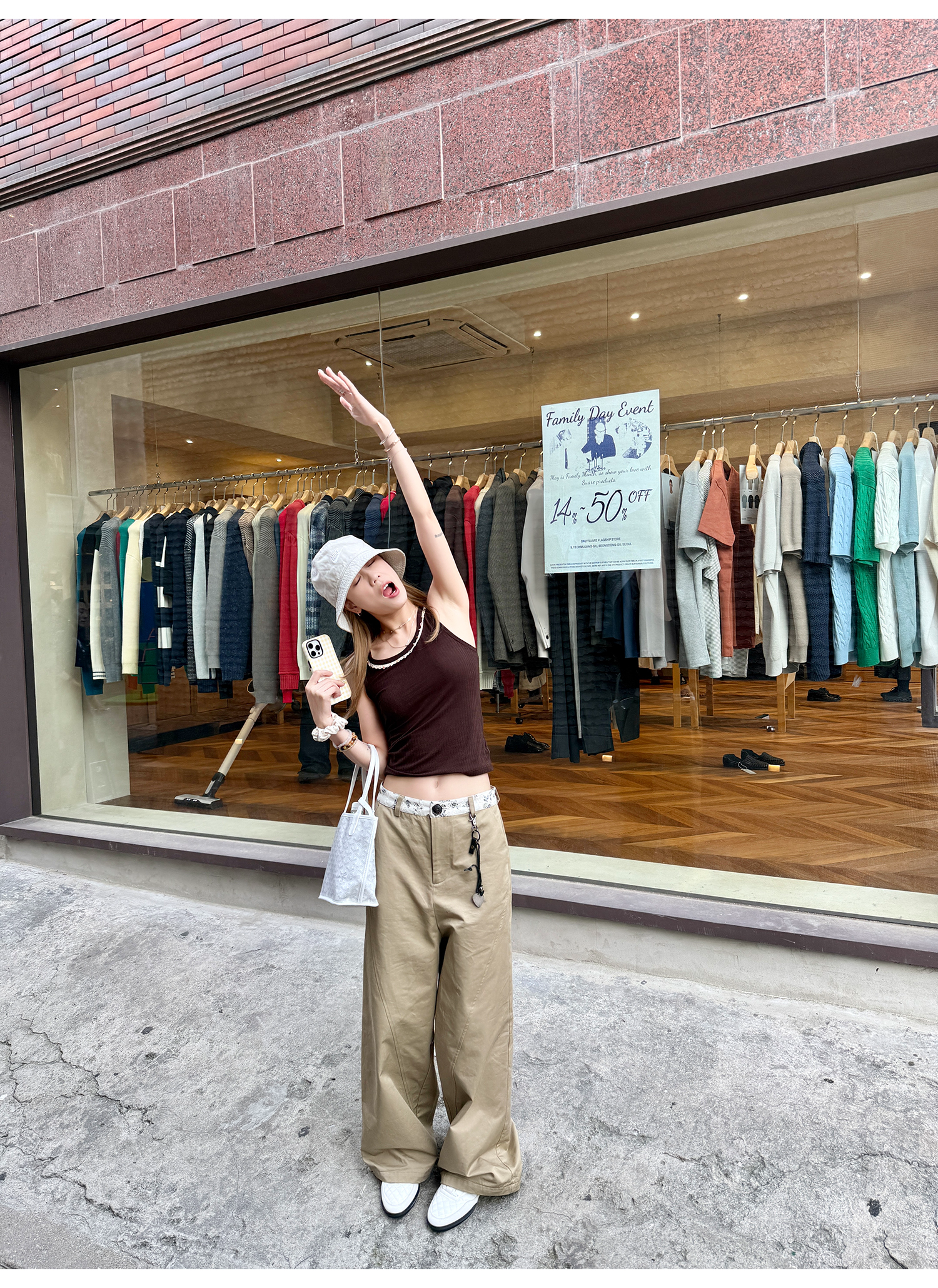 LelyMooch 黄金比カットチノパン  LEM174