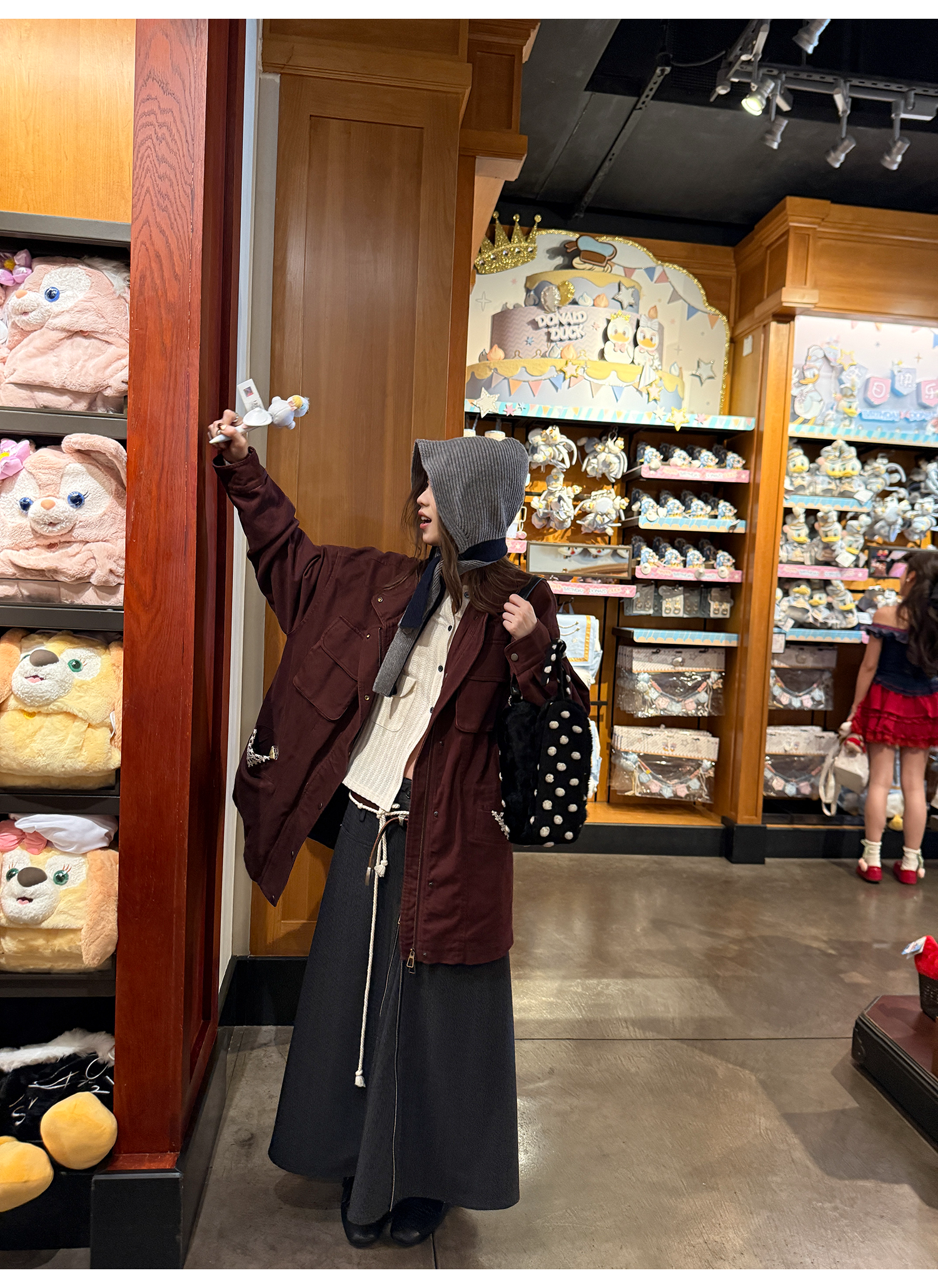 LelyMooch ゆるっとフリースワークジャケット  LEM242