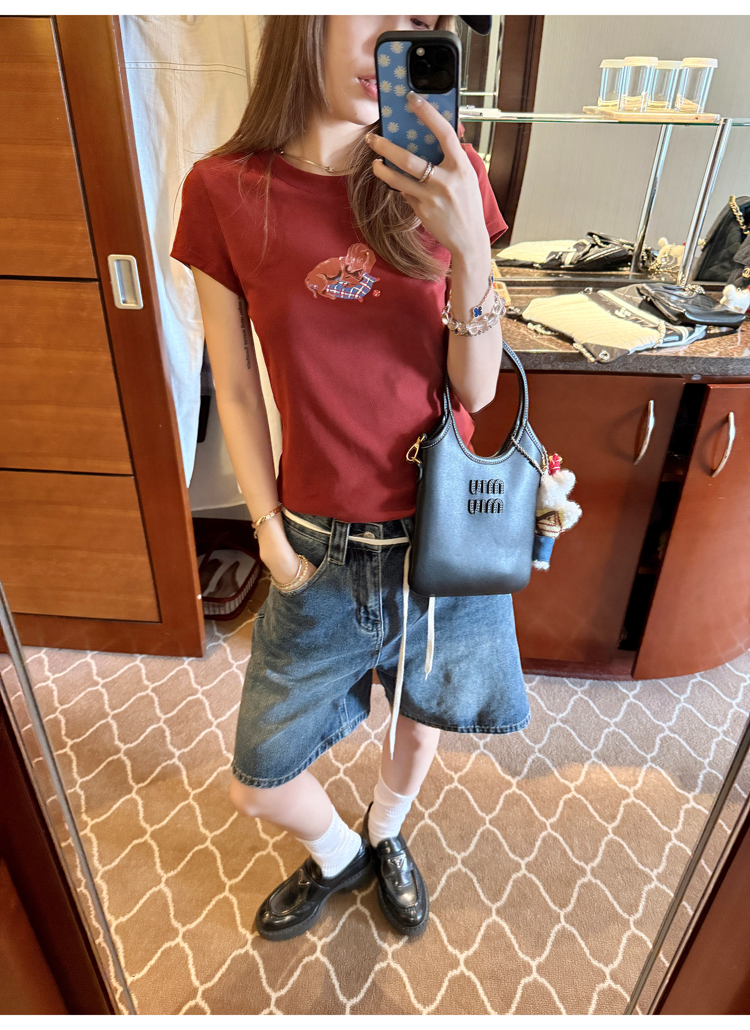 LelyMooch 赤いダックスT🐶  LEM193