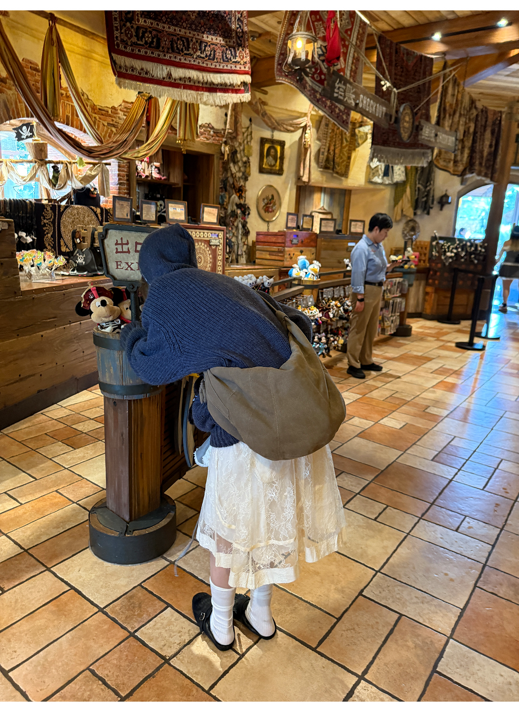 LelyMooch ケーブル編み×バイカラーフーディ  LEM246