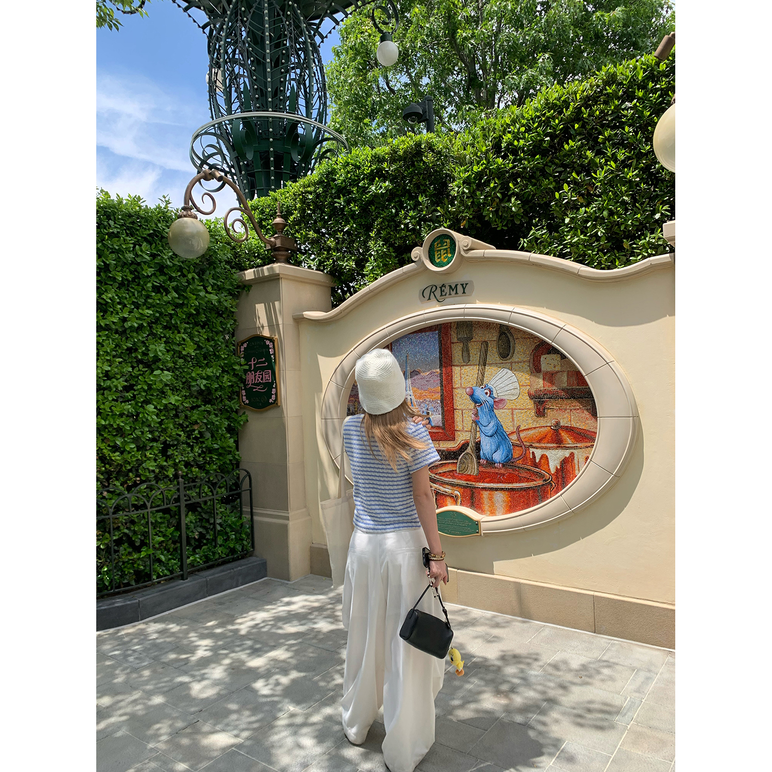 LelyMooch 　ボーダーVネック【夏の推しトップス】LEM154