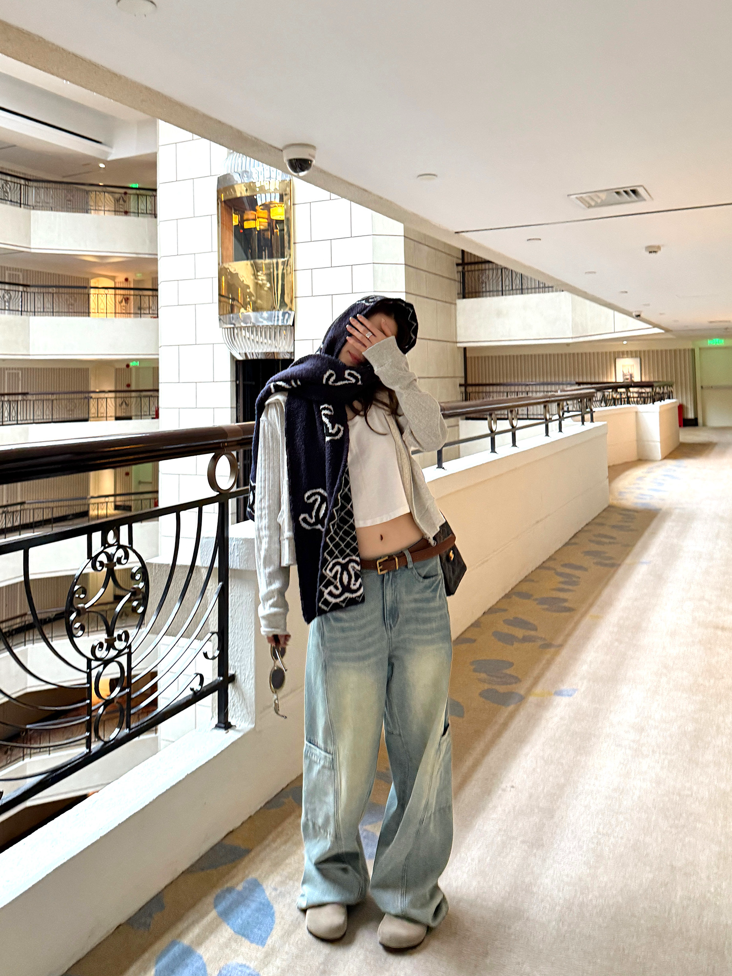 LelyMooch ヴィンテージウォッシュ デニムパンツ  LEM224