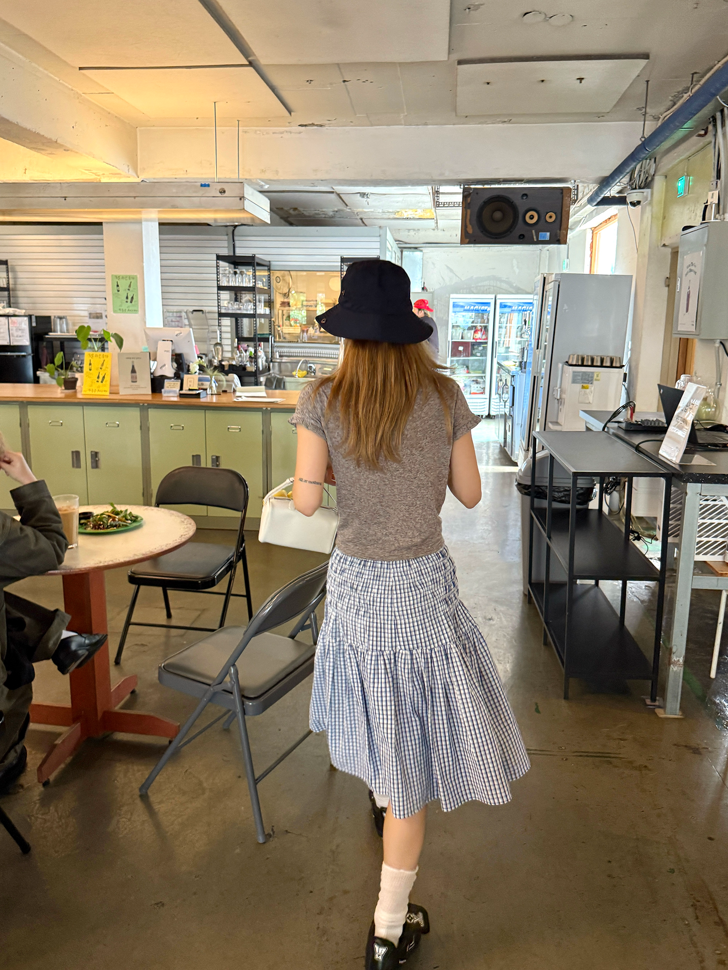 LelyMooch 2WAYギンガム スカート／チューブトップ  LEM176