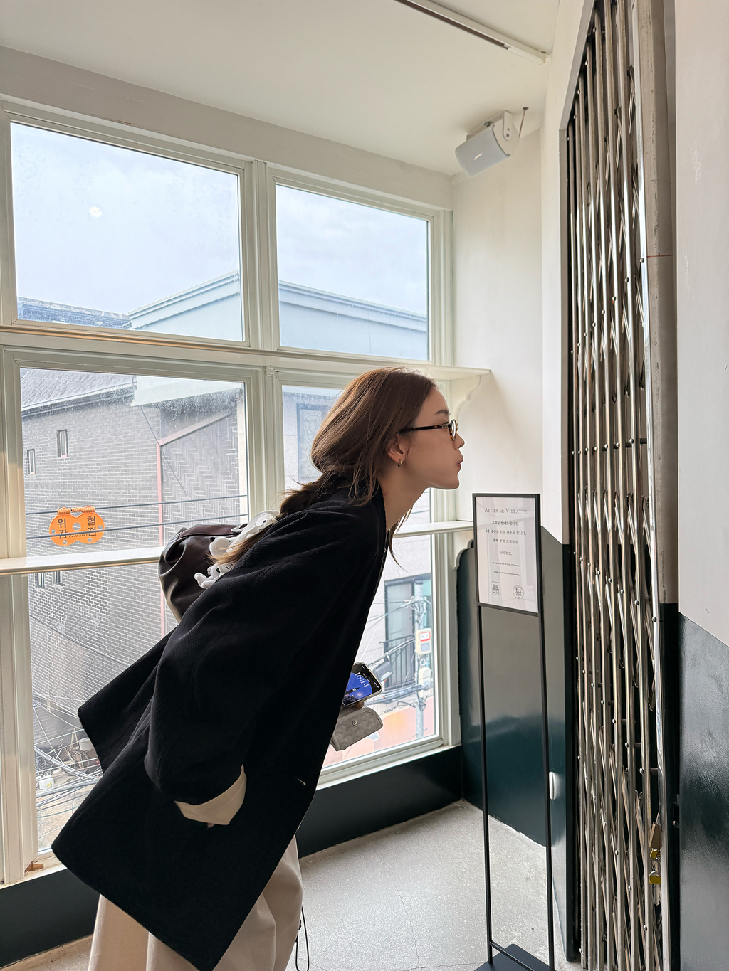 LelyMooch コーデュロイ リバーシブル中綿コート  LEM265