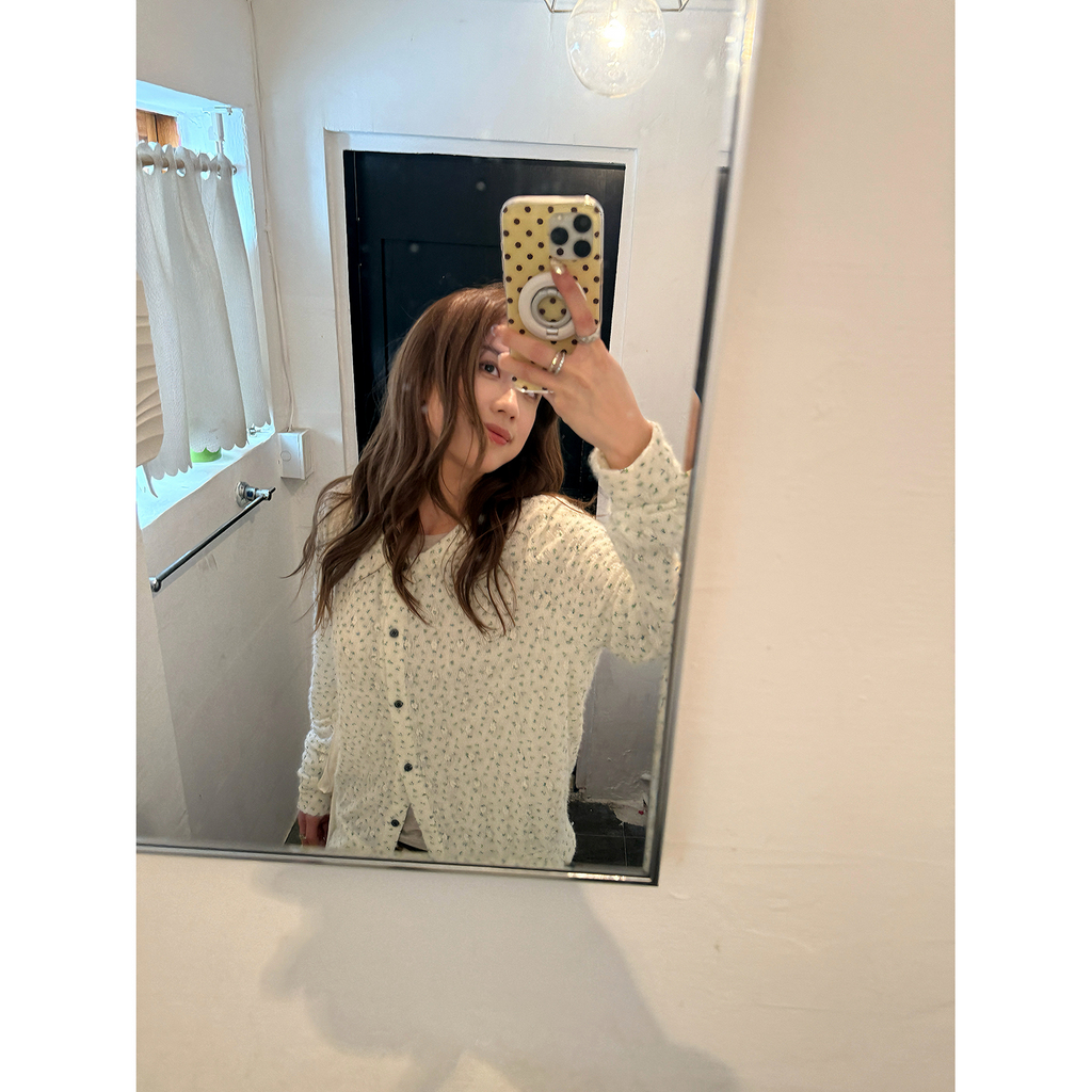 LelyMooch 花柄ふわもちニット　LEM254