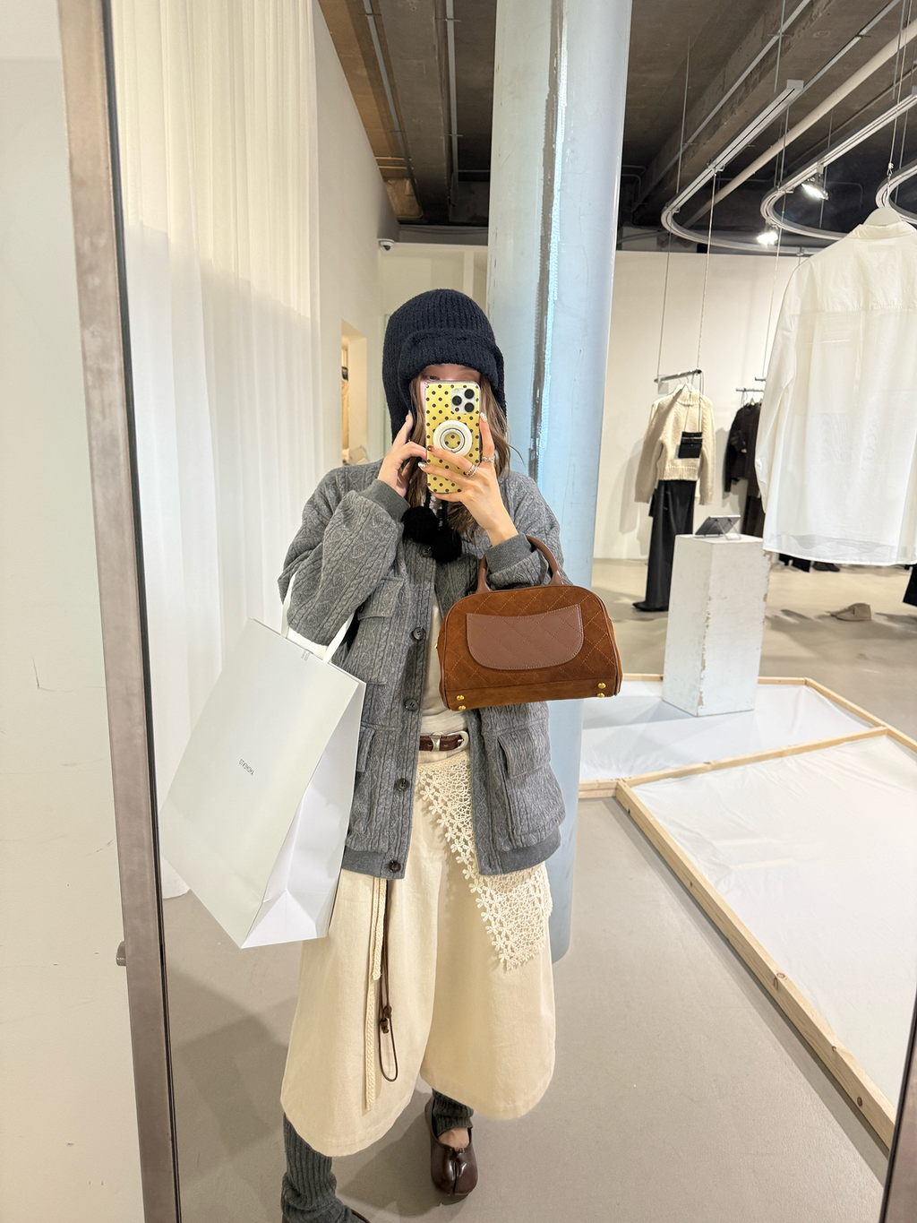 LelyMooch コットン刺しゅうスカートカバー  LEM258