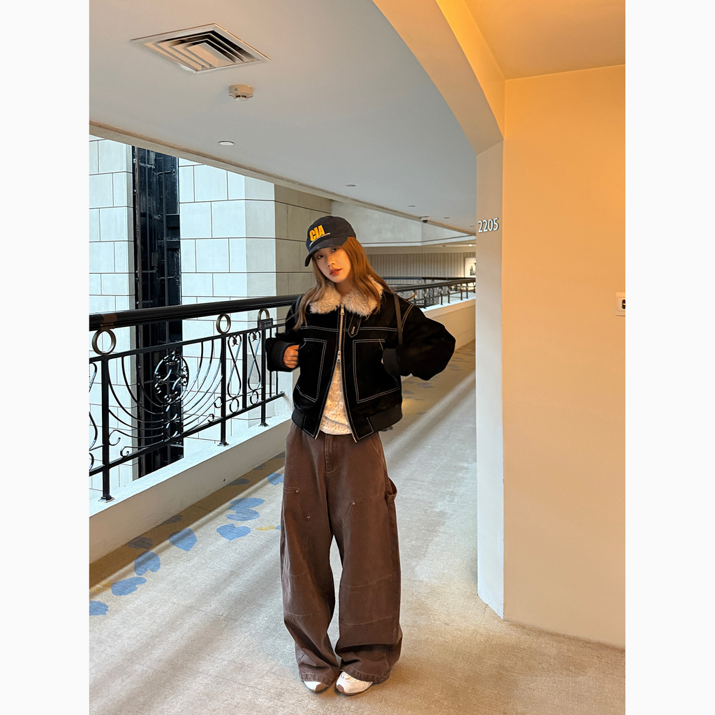 LelyMooch ハンティングムード ワイドパンツ  LEM271