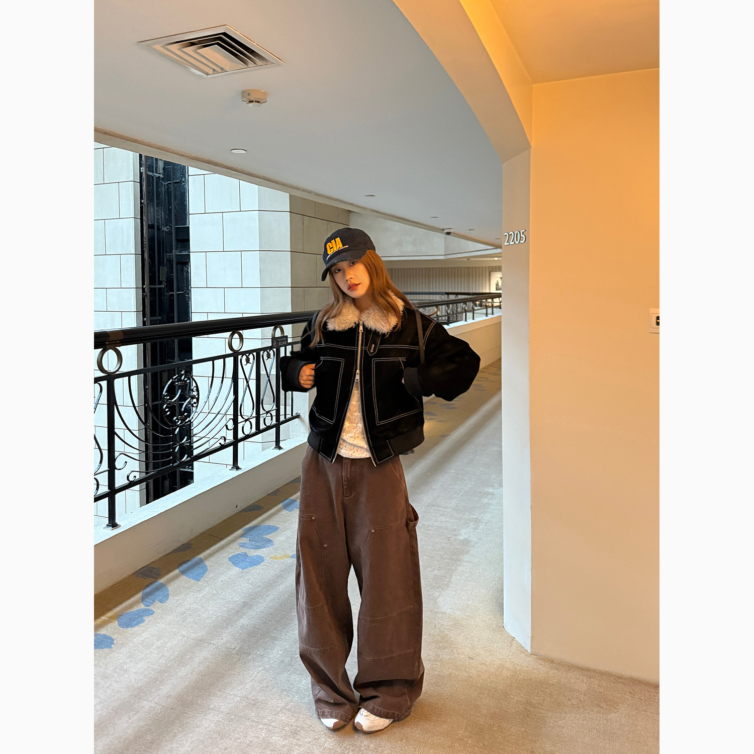 LelyMooch ハンティングムード ワイドパンツ  LEM271