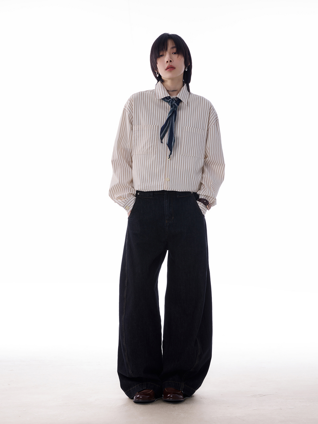 LoomL  ゆったりガウチョ パンツ  LOM014