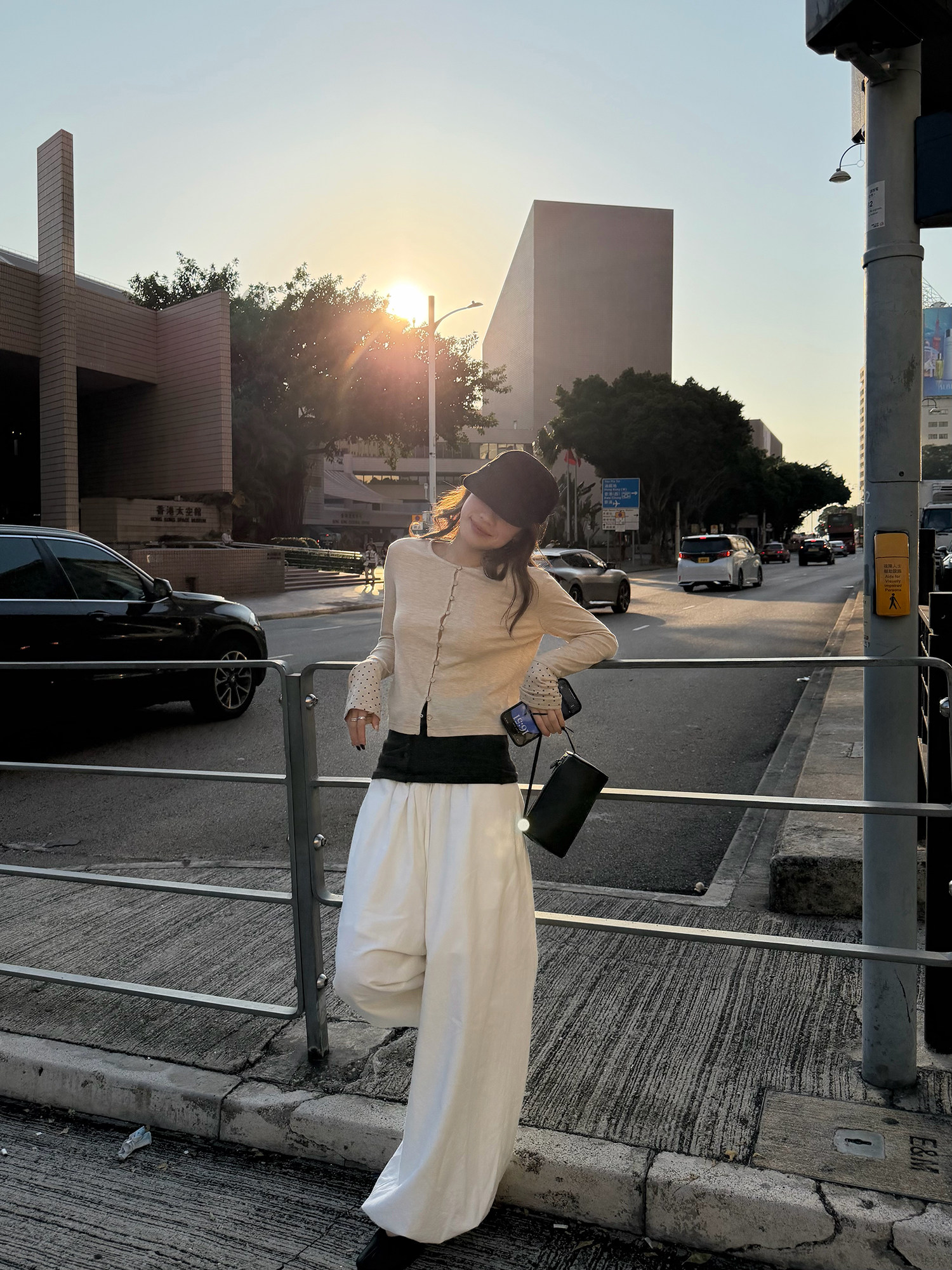 LelyMooch フリルウエスト バルーンワイドパンツ  LEM315