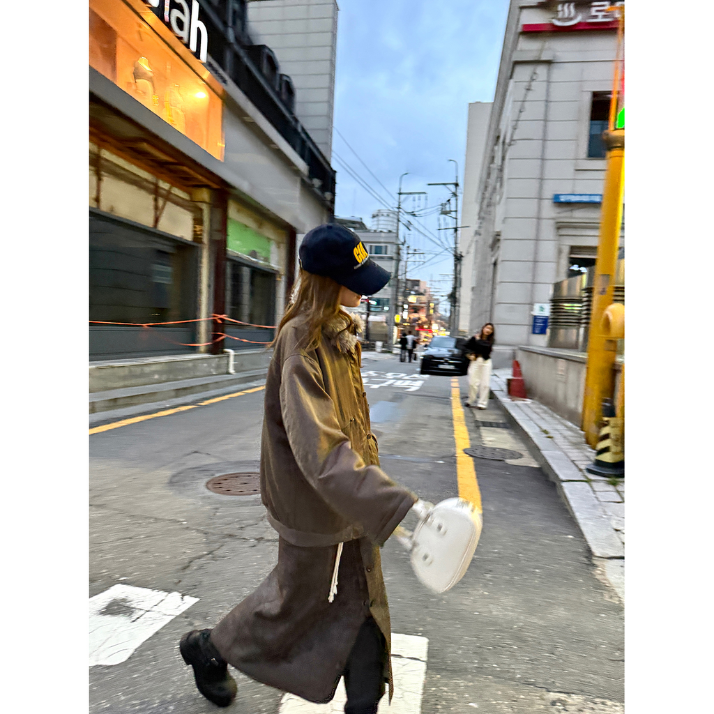 LelyMooch エコファーライナー付きモッズコート　LEM259