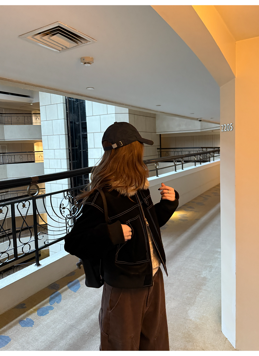 LelyMooch ステッチライン ファージャケット  LEM274