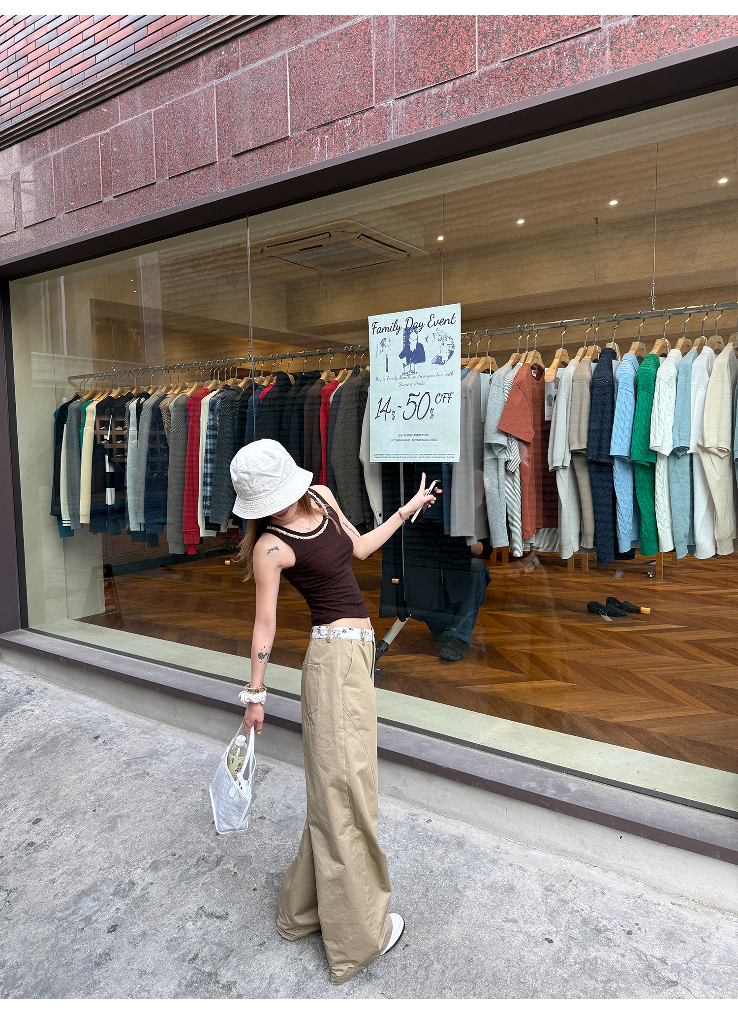 LelyMooch 黄金比カットチノパン  LEM174