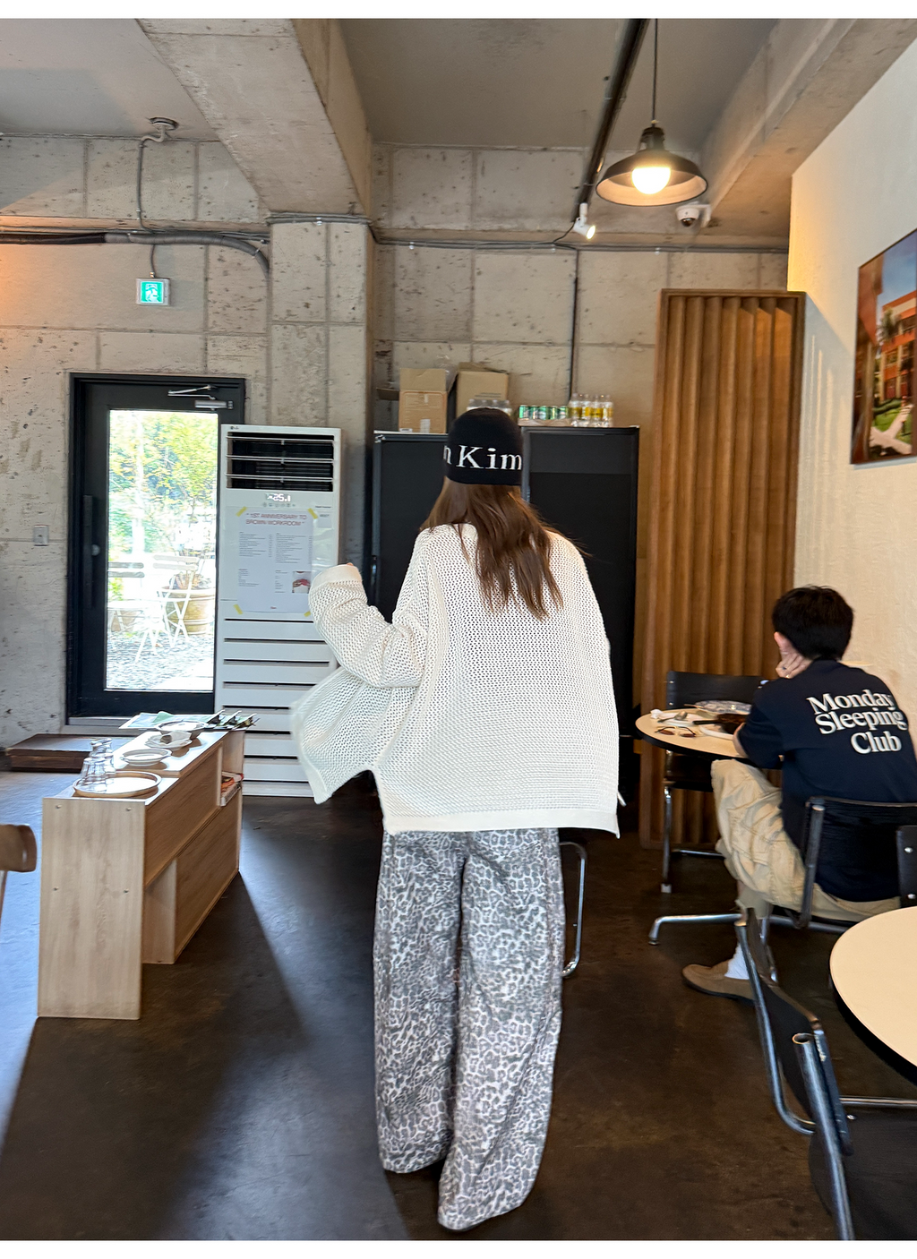 LelyMooch ゆるニットフリンジカーディガン  LEM249