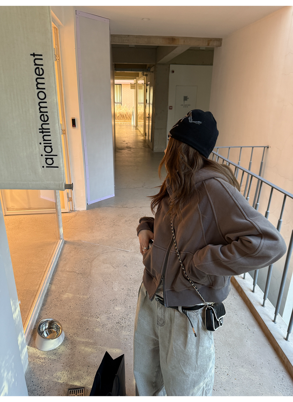 LelyMooch 裏起毛ジップアップフーディー　LEM275