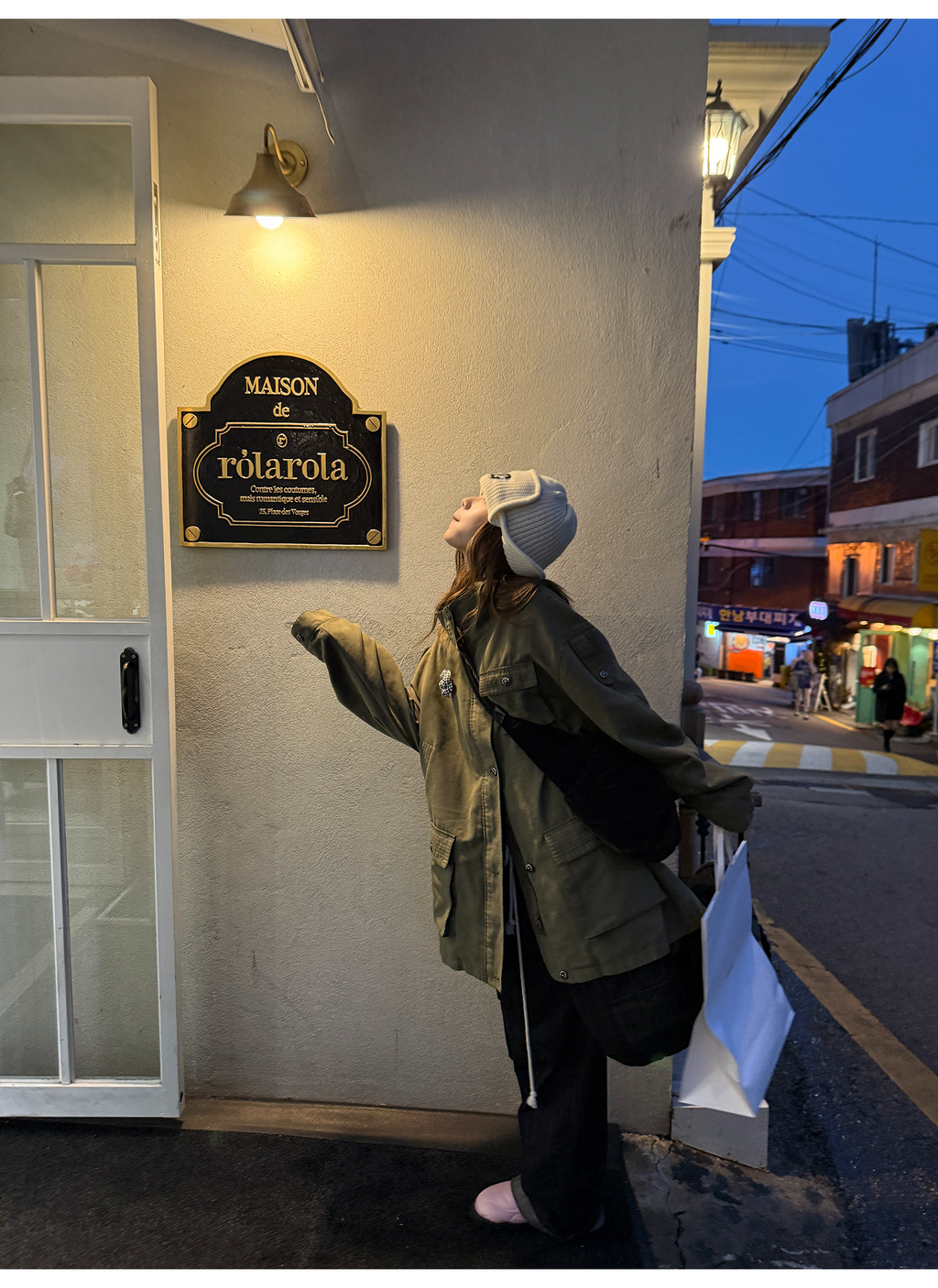 LelyMooch ヴィンテージ風クロスボタンワークジャケット  LEM262