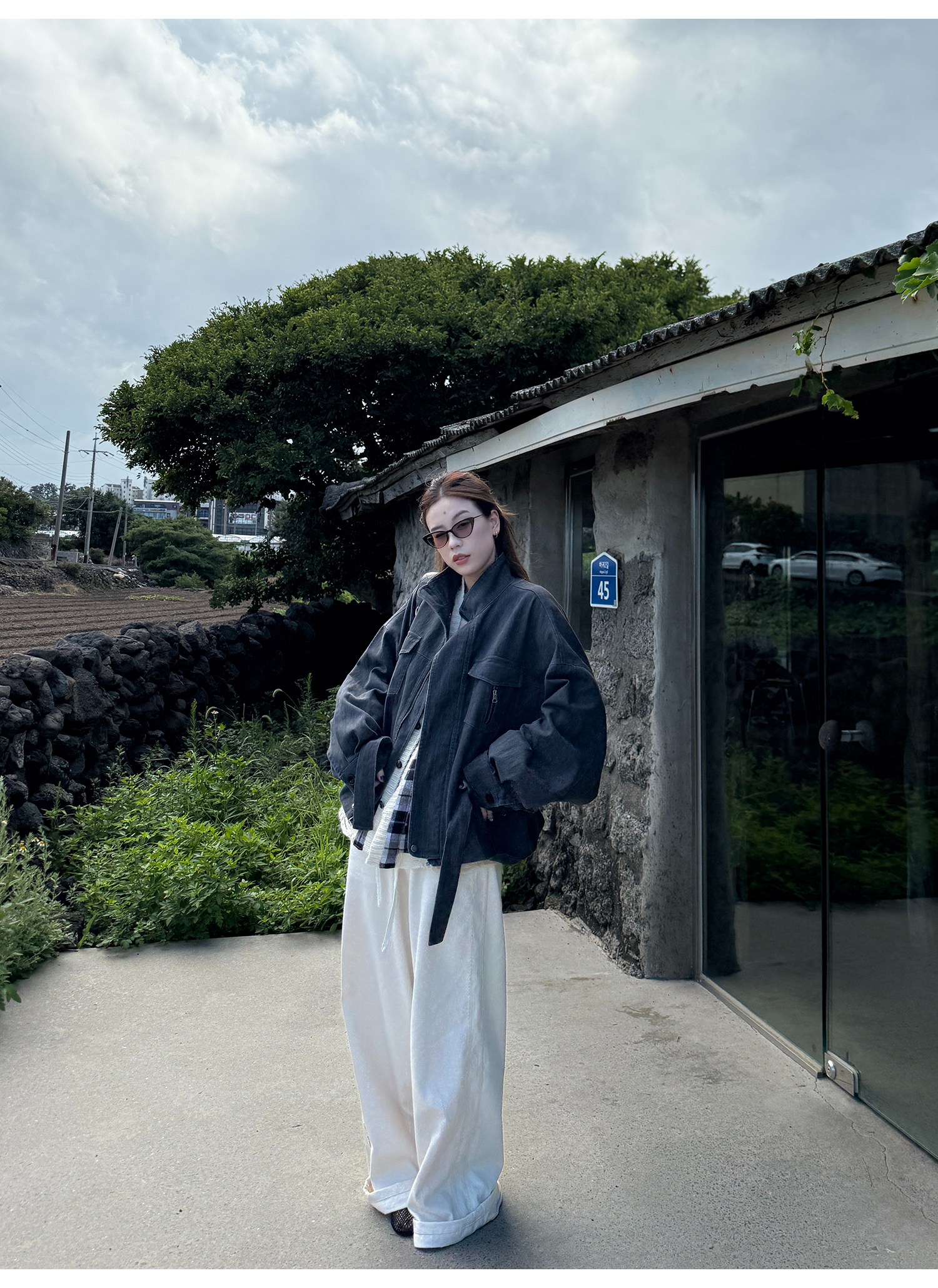 LelyMooch ウエストコードワイドパンツ  LEM229