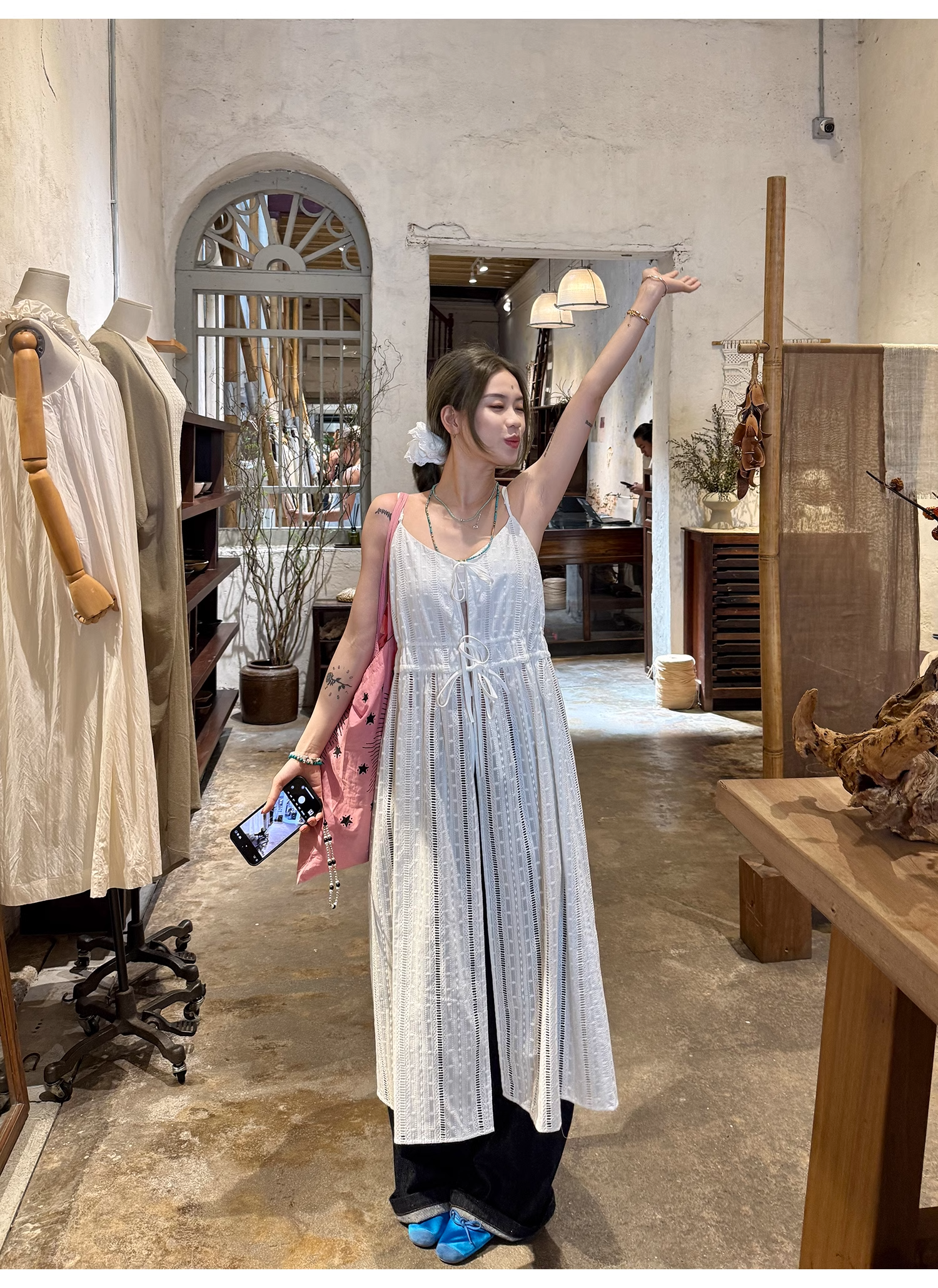 LelyMooch  リゾート ホルターネック ワンピース  LEM103