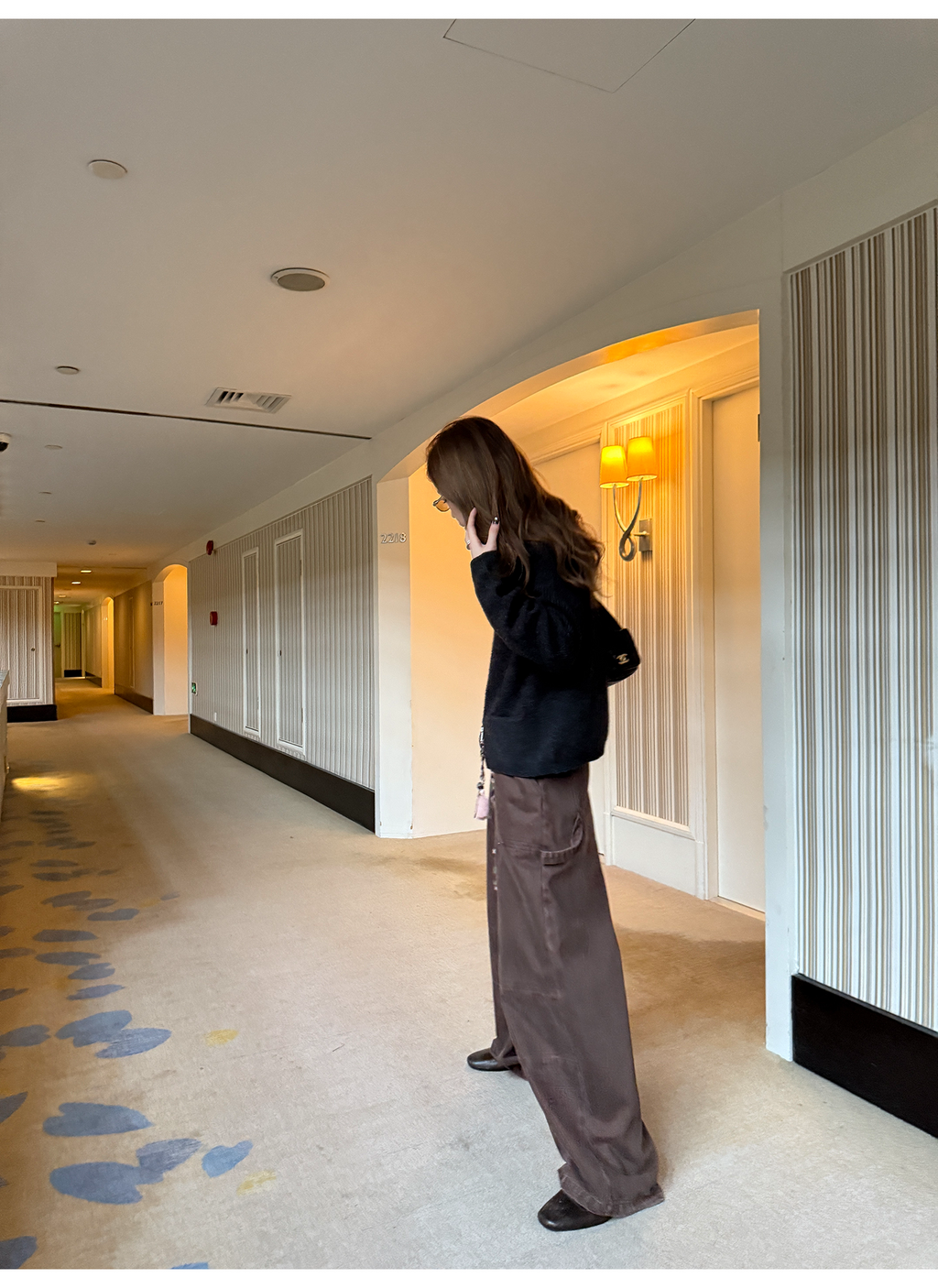 LelyMooch ハンティングムード ワイドパンツ  LEM271