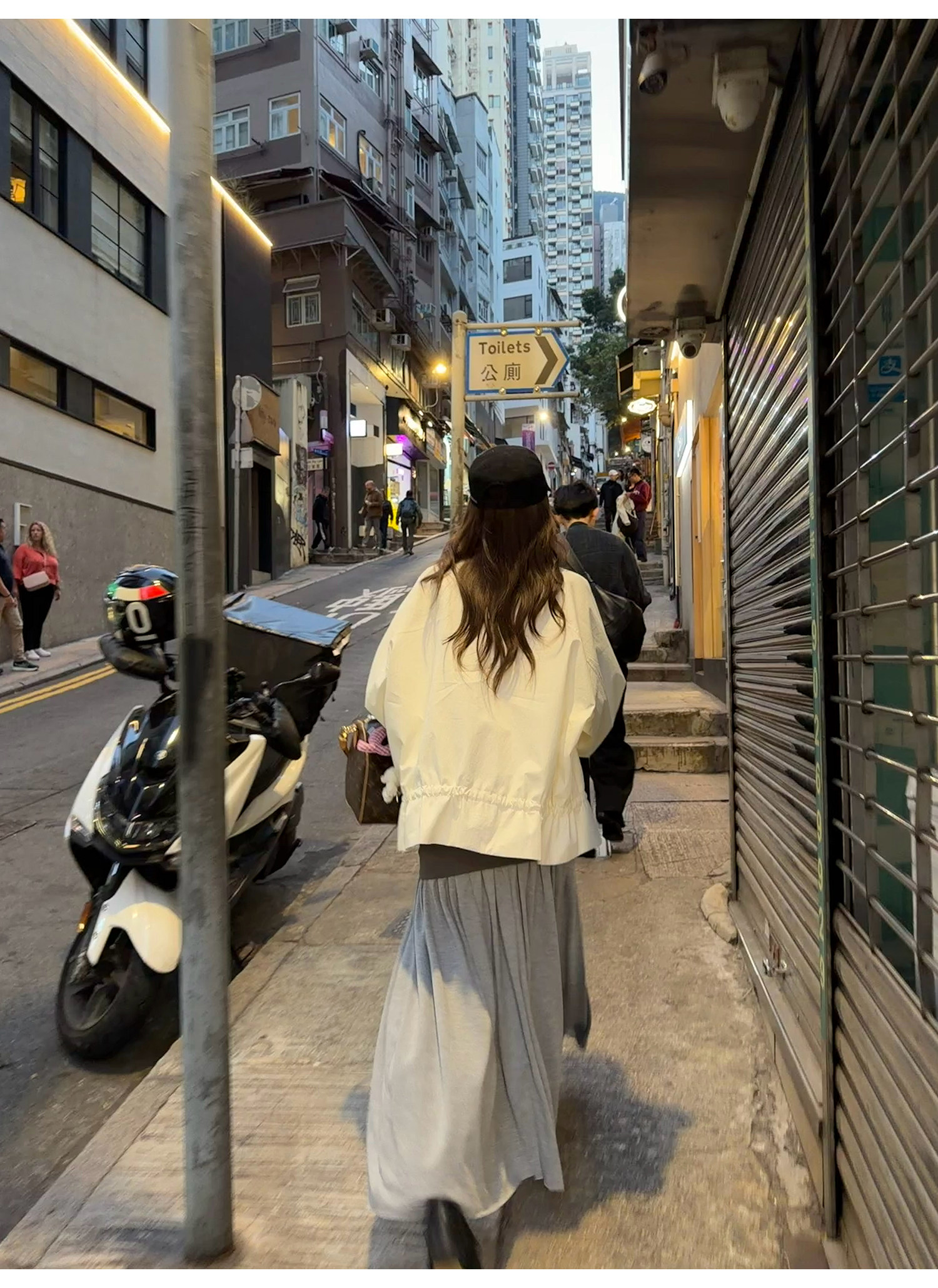 LelyMooch 立ち襟 ドロスト ミドル丈コート  LEM317