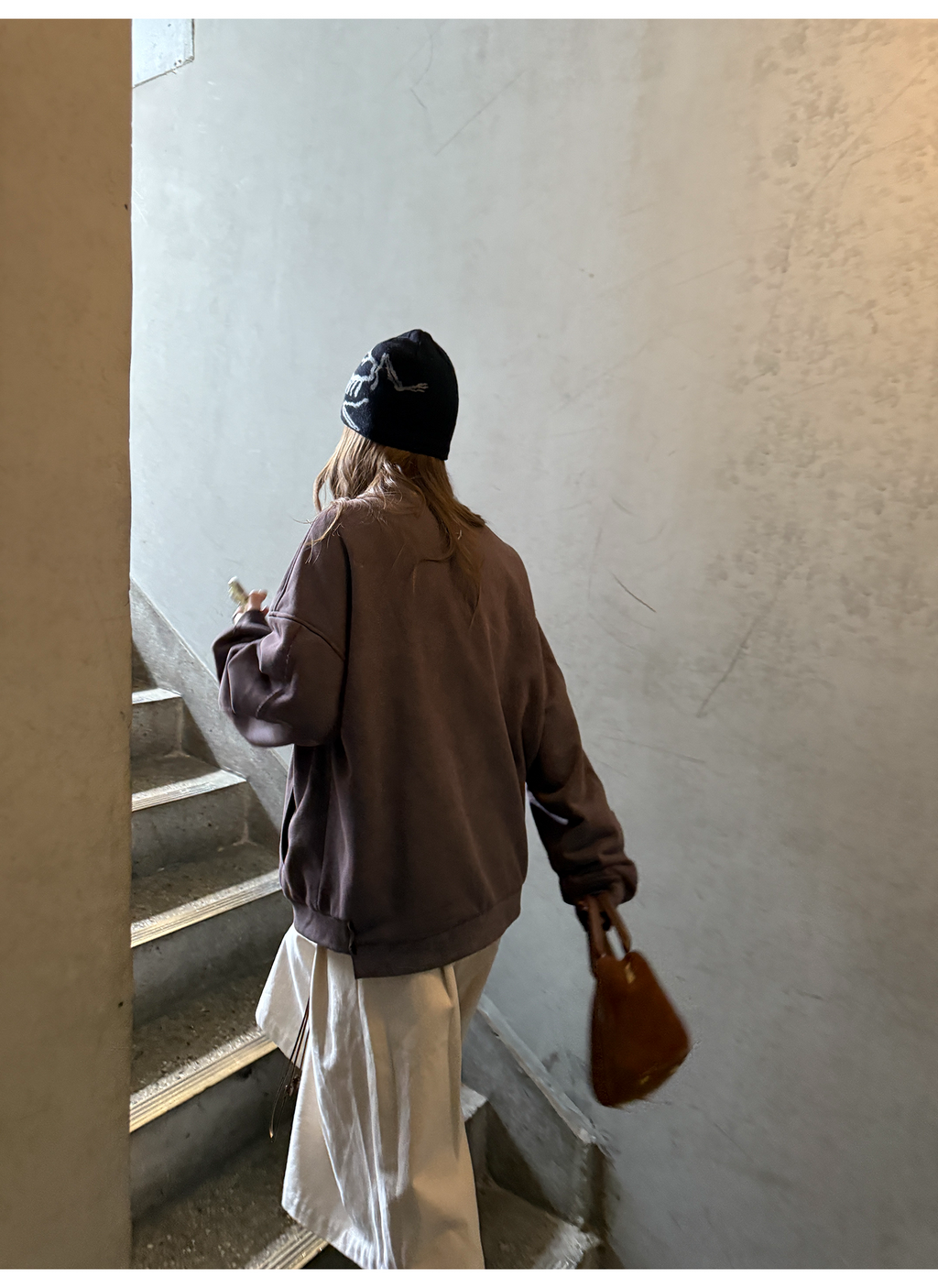 LelyMooch ジップスウェット アメリカンヴィンテージ風  LEM264