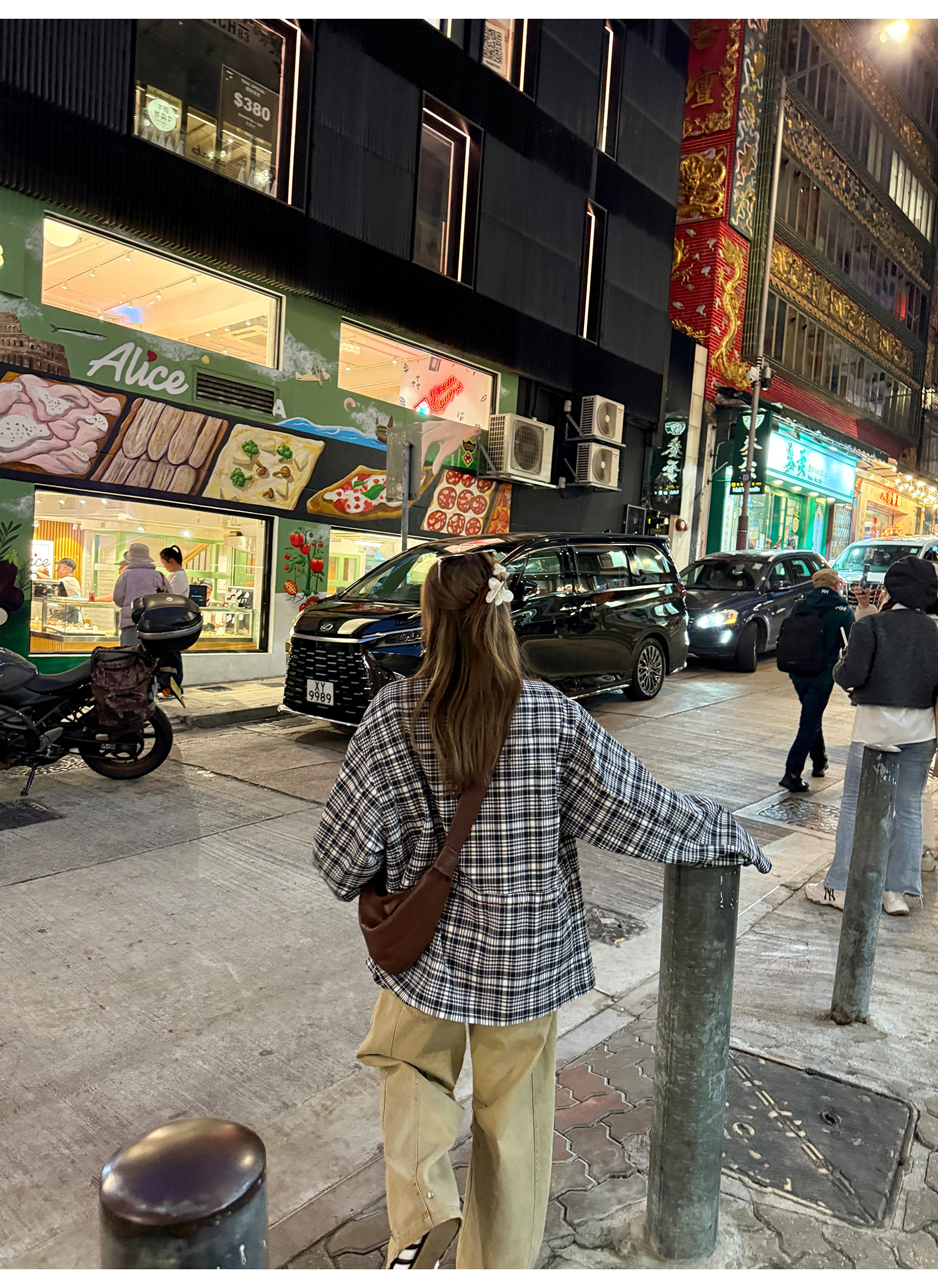 LelyMooch knee tuck long pants LEM075