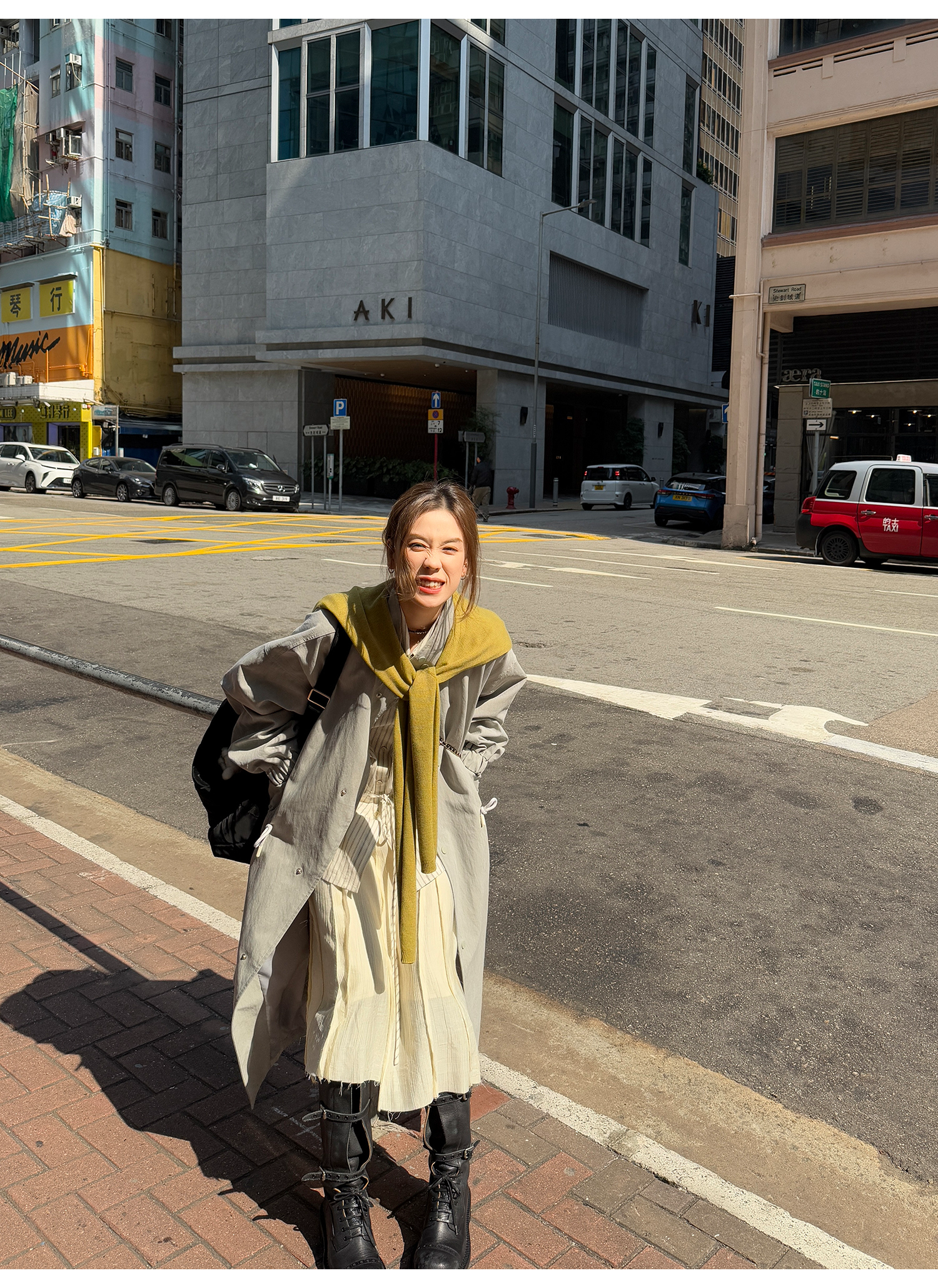 LelyMooch High Waist Uneven Skirt LEM090