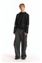 メッシュワッフルフーディー  LOM091