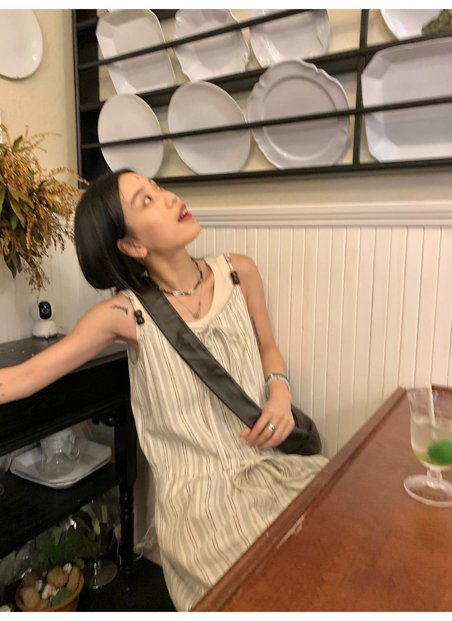 LelyMooch Back Lace Knit Tank Top LEM073