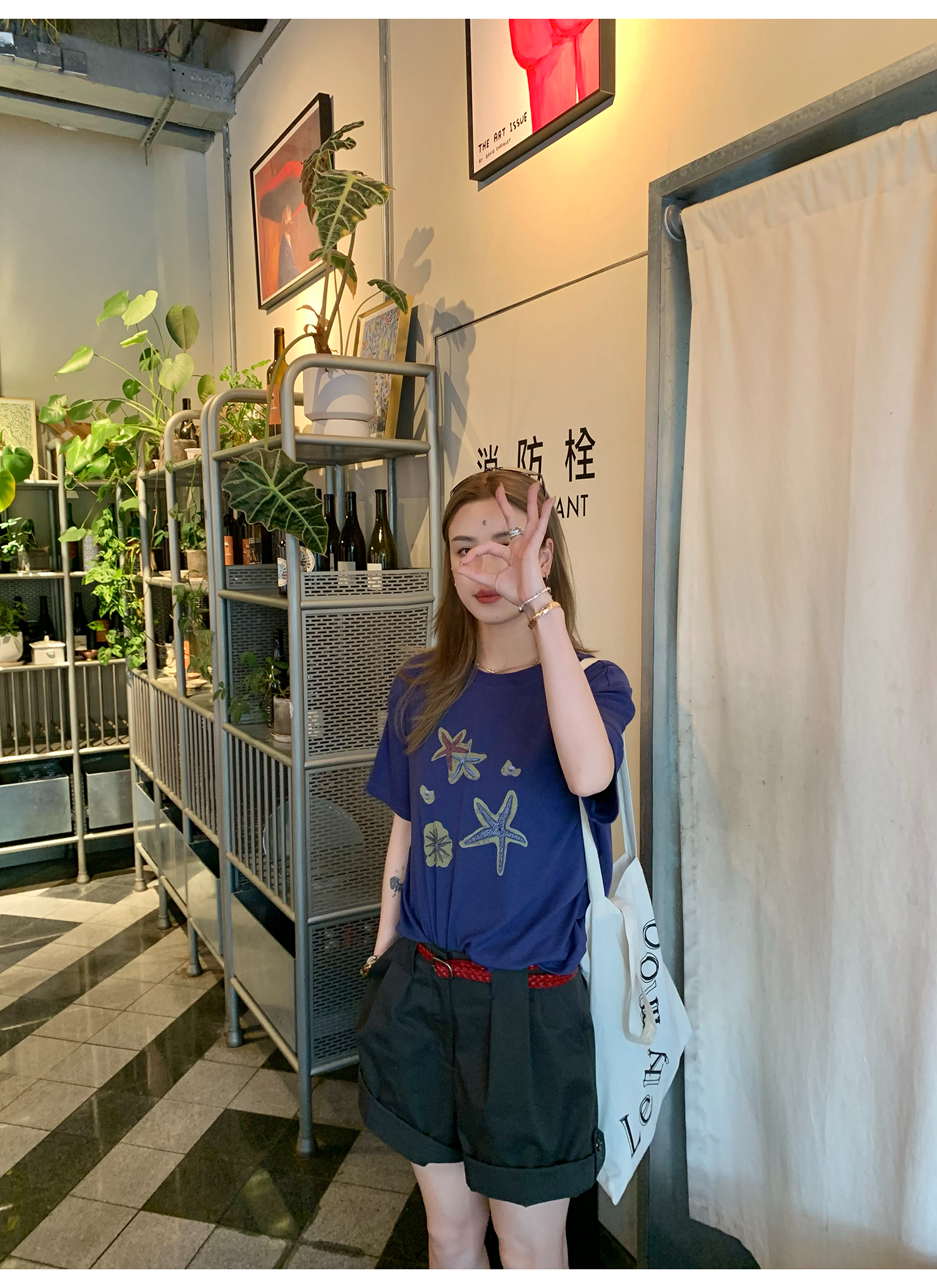 LelyMooch 夏映えカラーで気分アップ｜冷感素材Tシャツ  LEM171