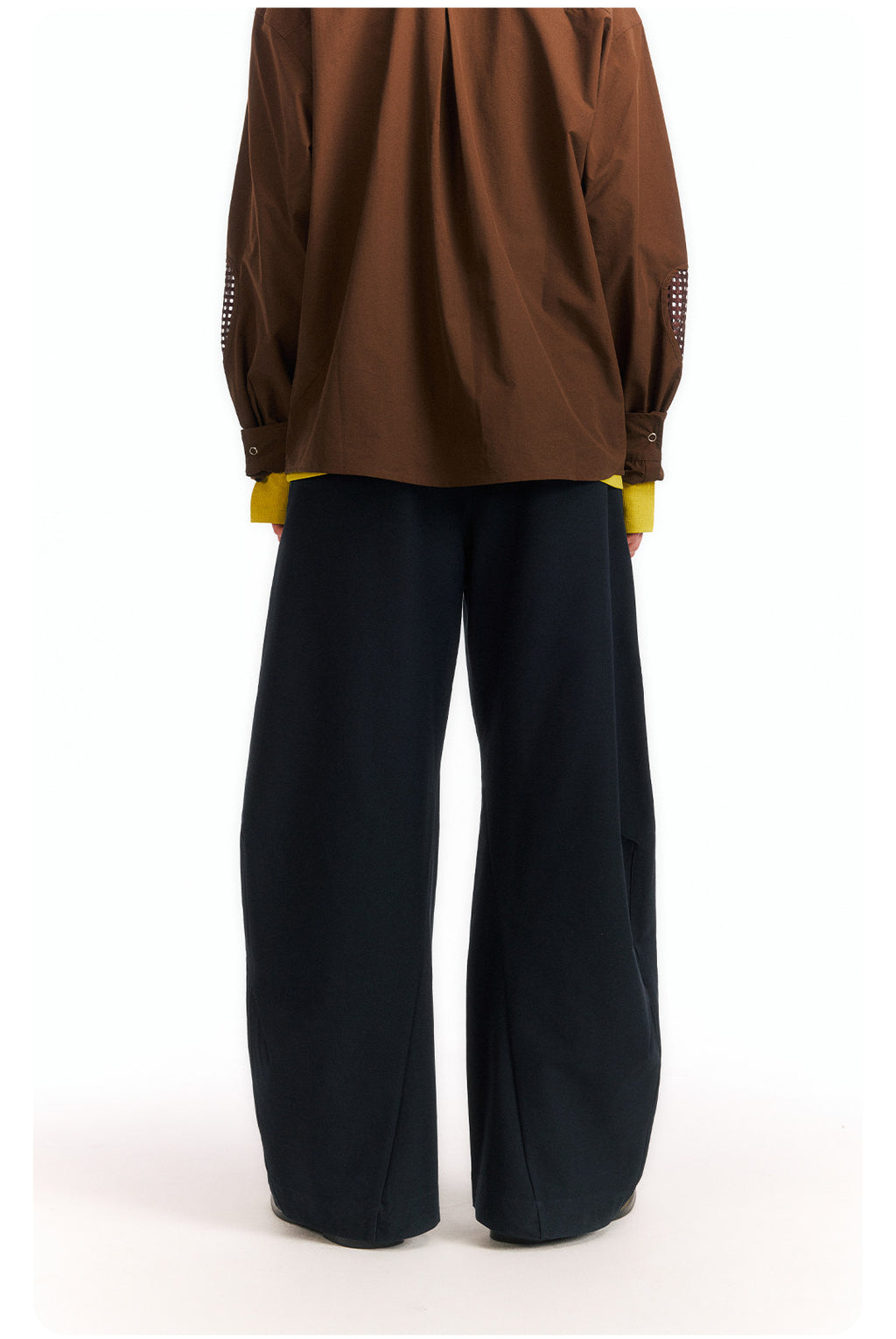 LOM030 Stesso modello Pantaloni ampi a curva 3D resistenti alle rughe e rinfrescanti al tatto LOM060