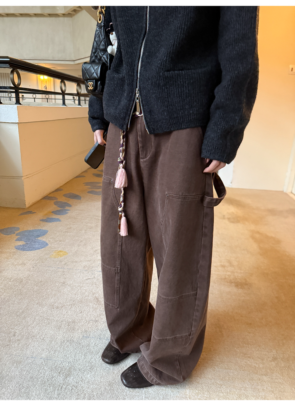 LelyMooch ハンティングムード ワイドパンツ  LEM271