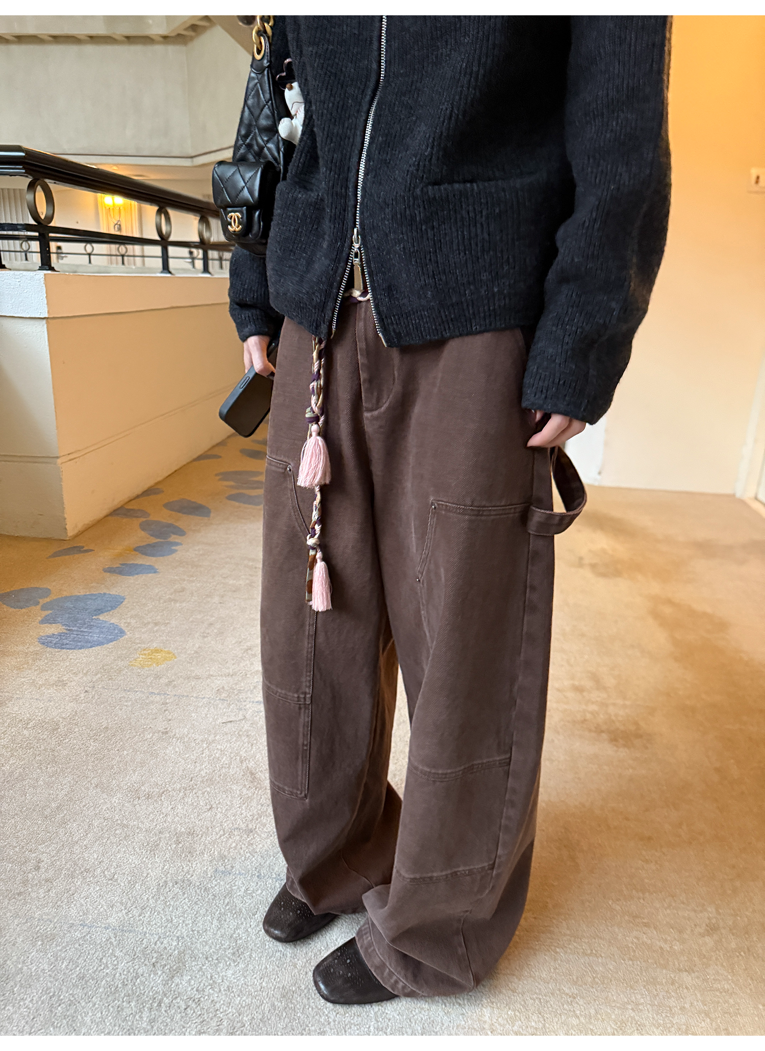 LelyMooch ハンティングムード ワイドパンツ  LEM271