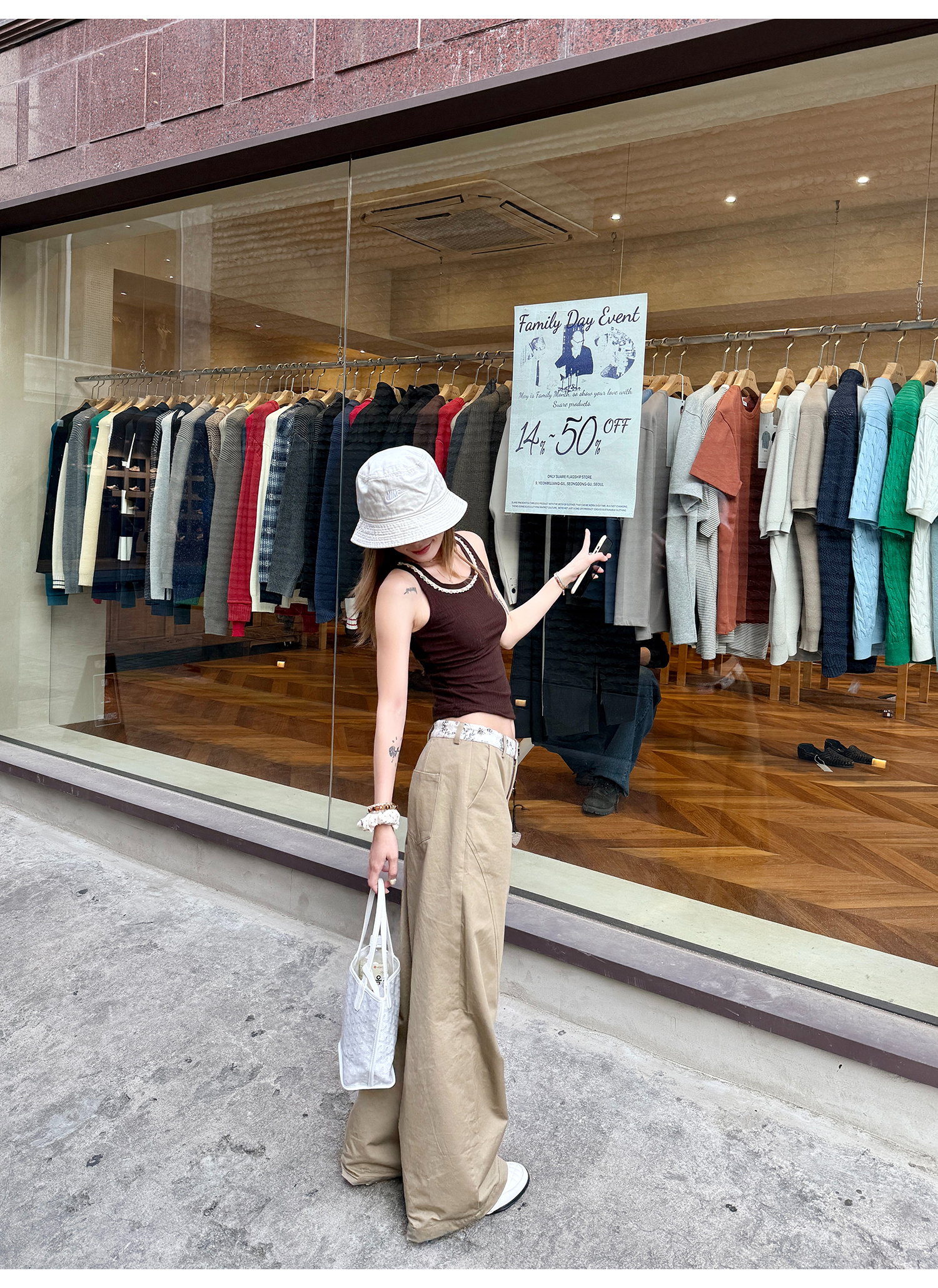 LelyMooch 黄金比カットチノパン  LEM174