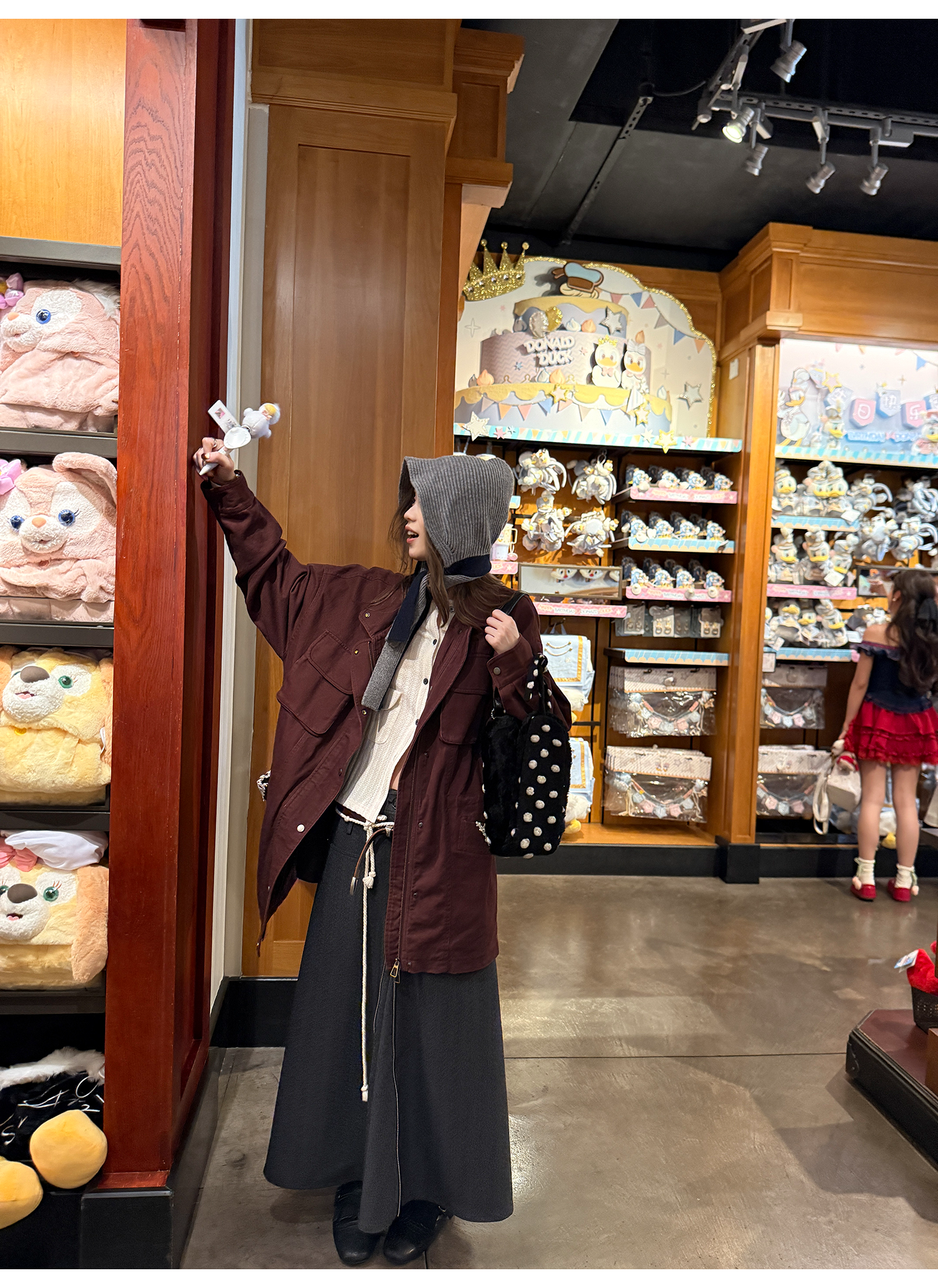 LelyMooch ゆるっとフリースワークジャケット  LEM242