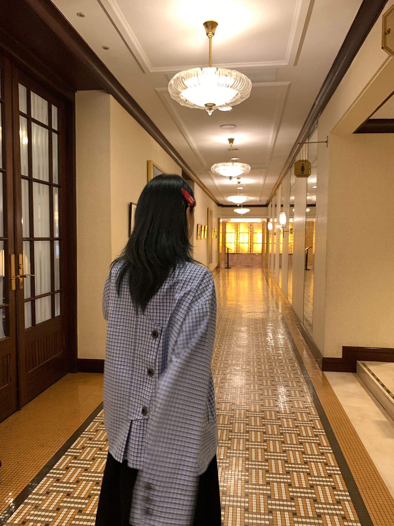 LelyMooch Blue Check Shirt Jacket LEM072